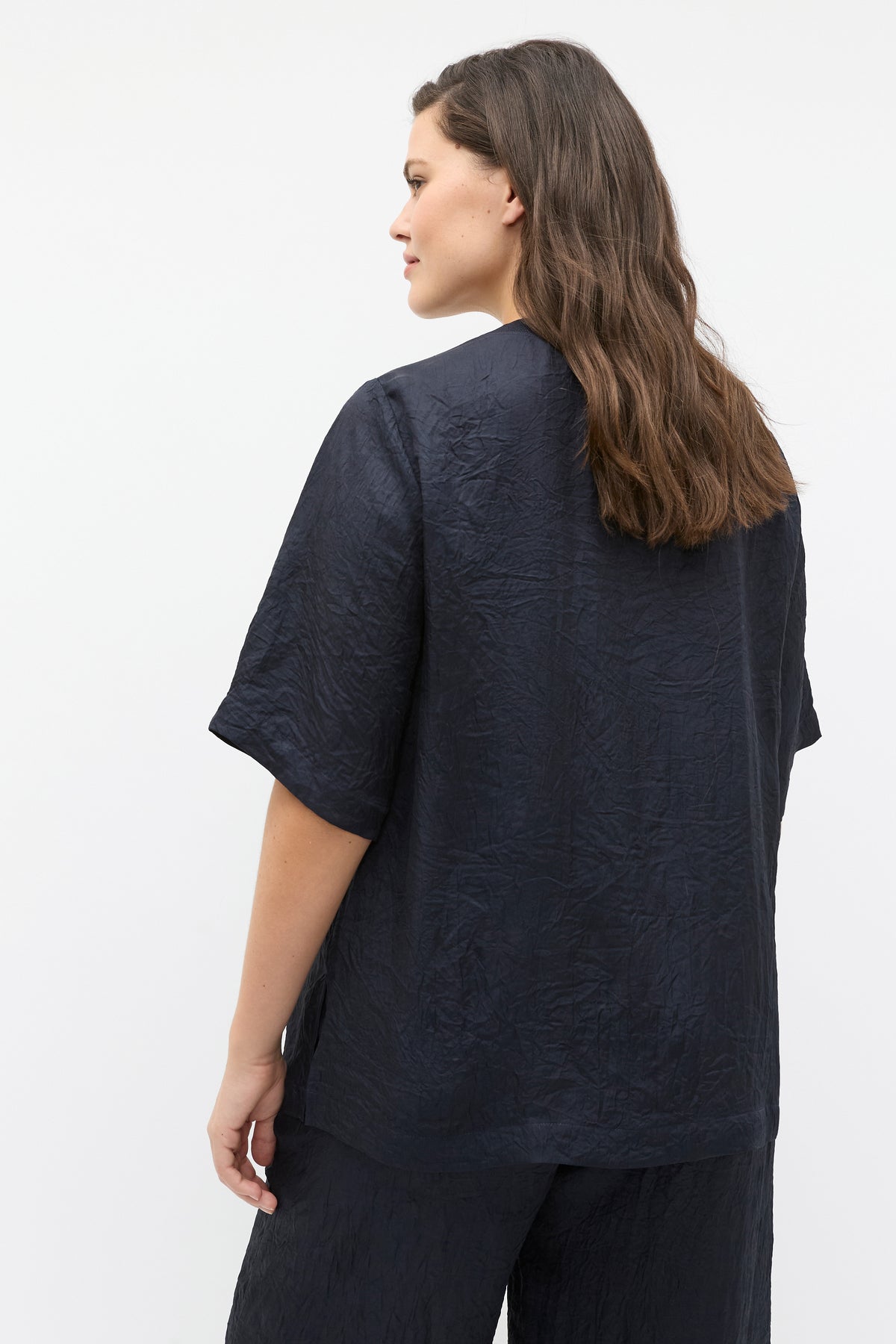 Textured Satin Tee