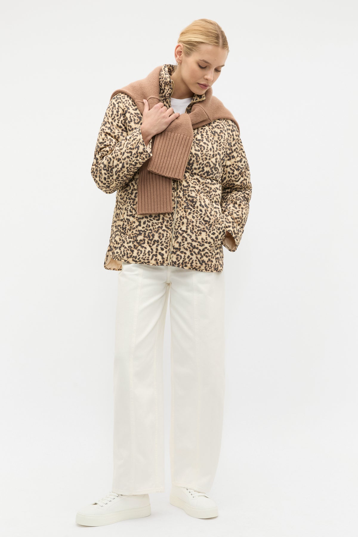 Leopard Quilted Jacket