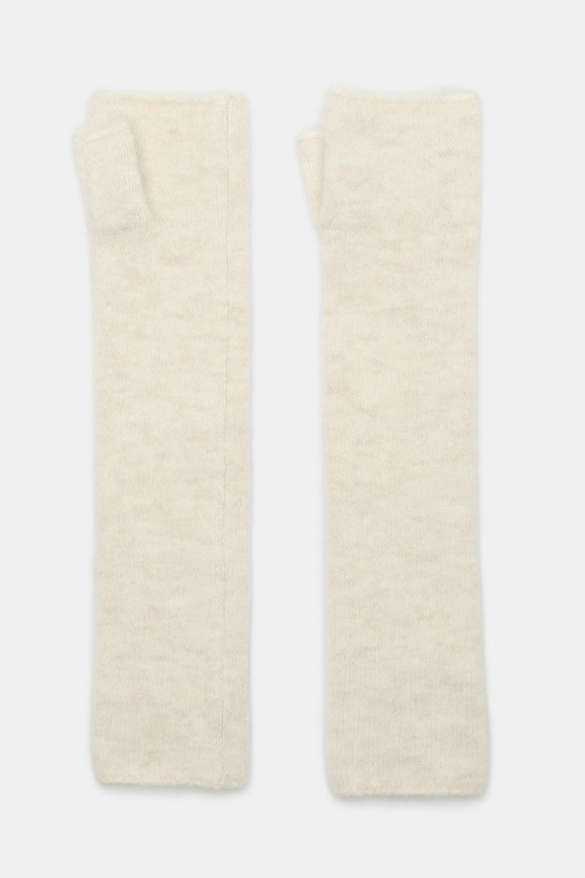 Fluffy Knit Arm Warmers