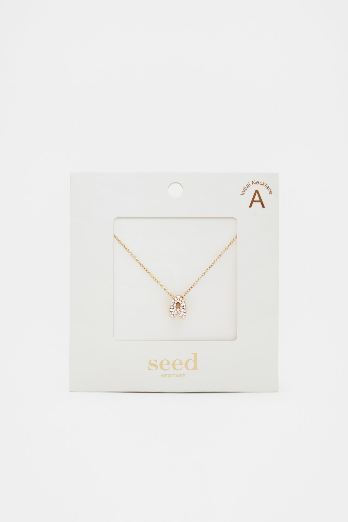 Initial Jewel Bubble Necklace