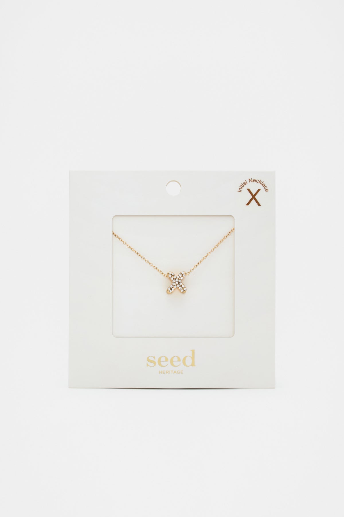 Initial Jewel Bubble Necklace