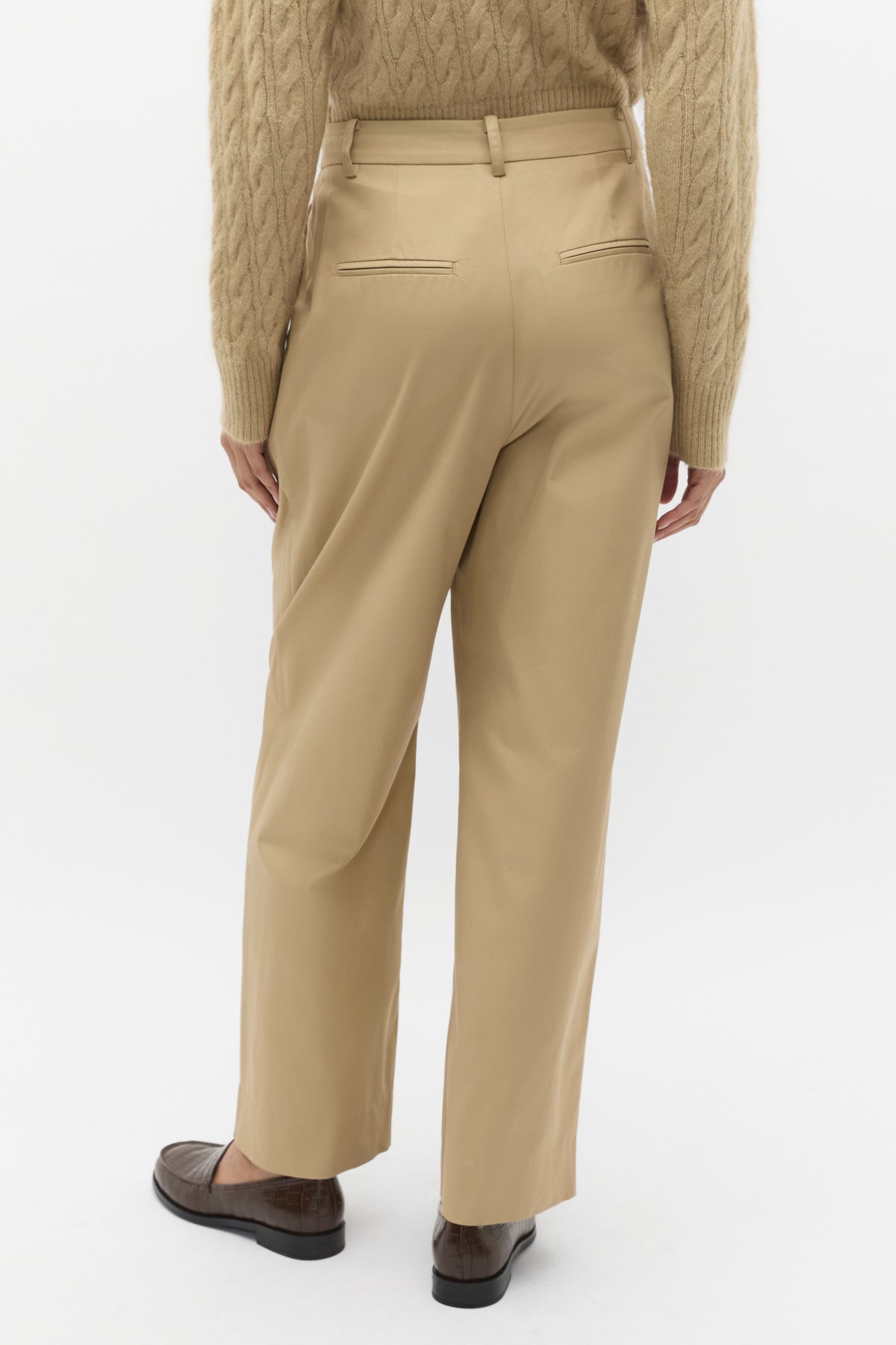 Twill Pleat Pant