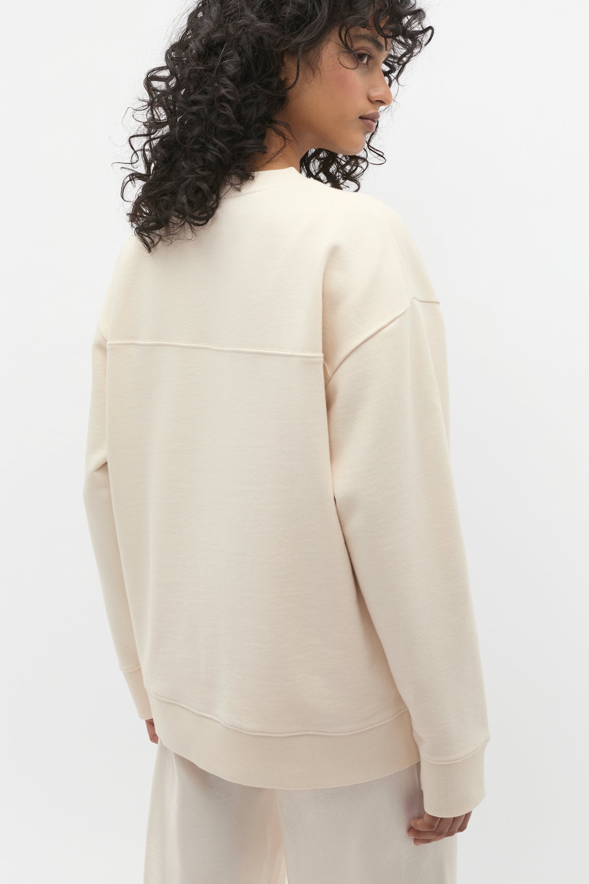 Longline Crew Neck Sweat