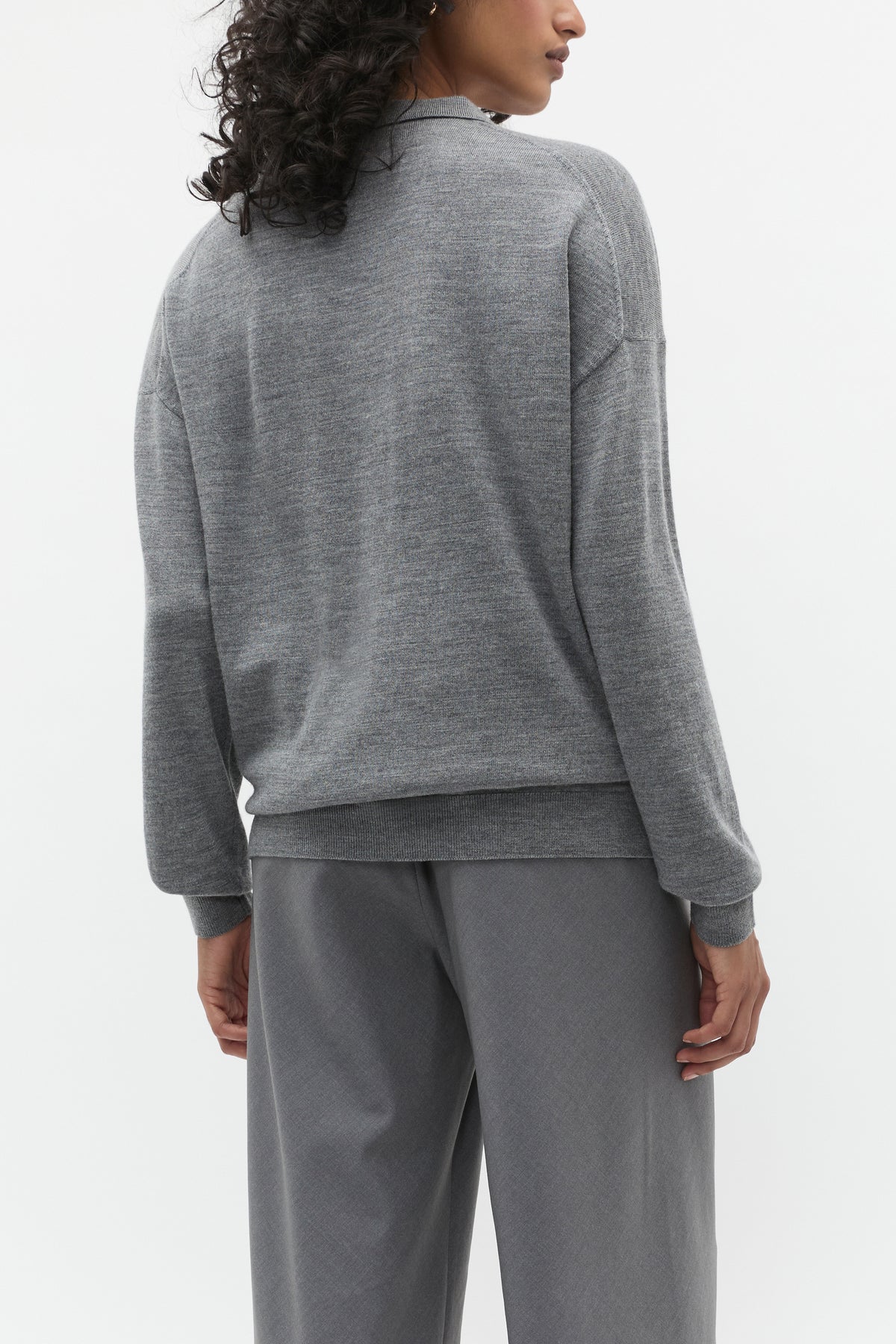 Merino Wool Slouch Polo