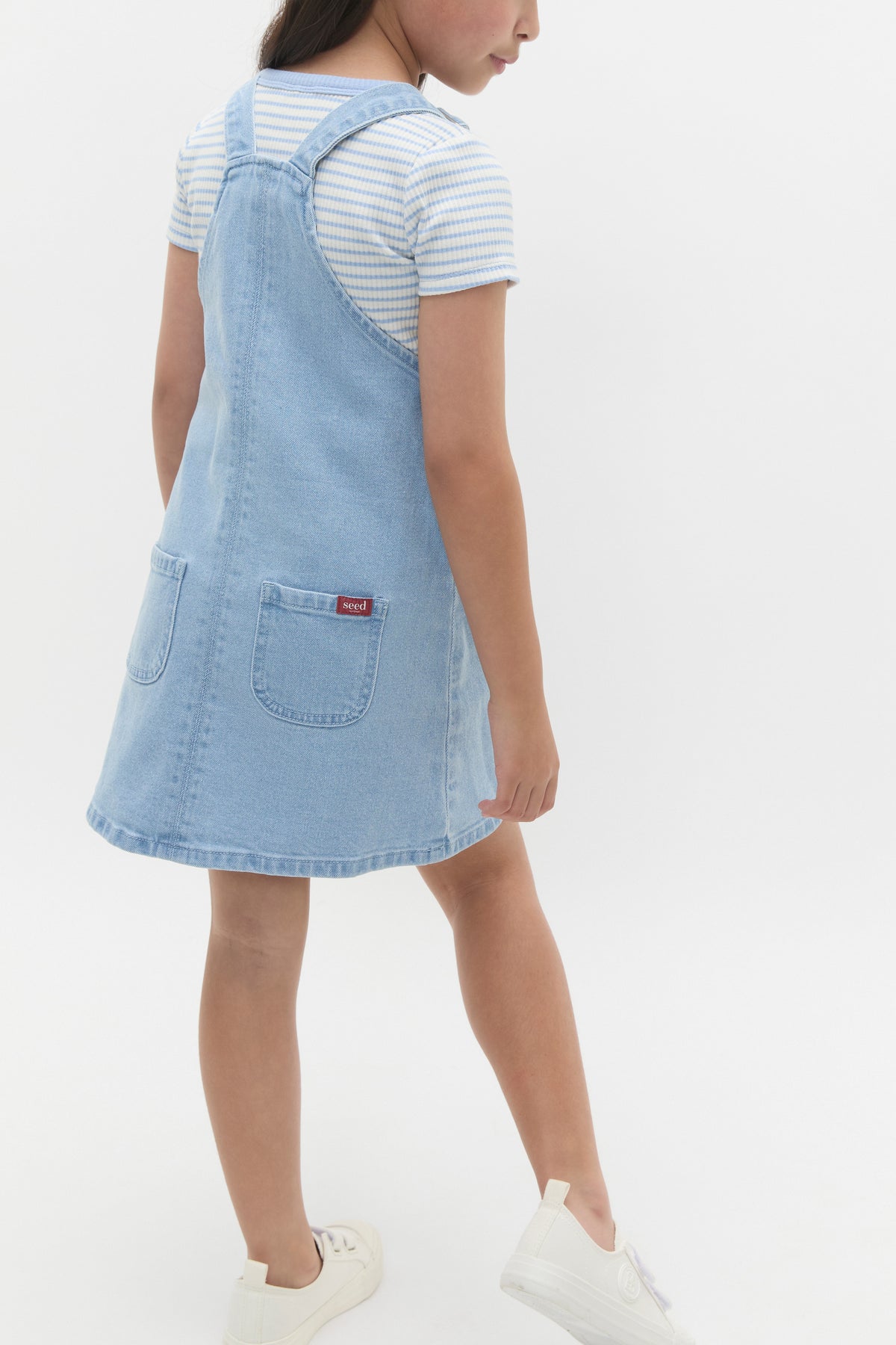 Logo Denim Pinafore