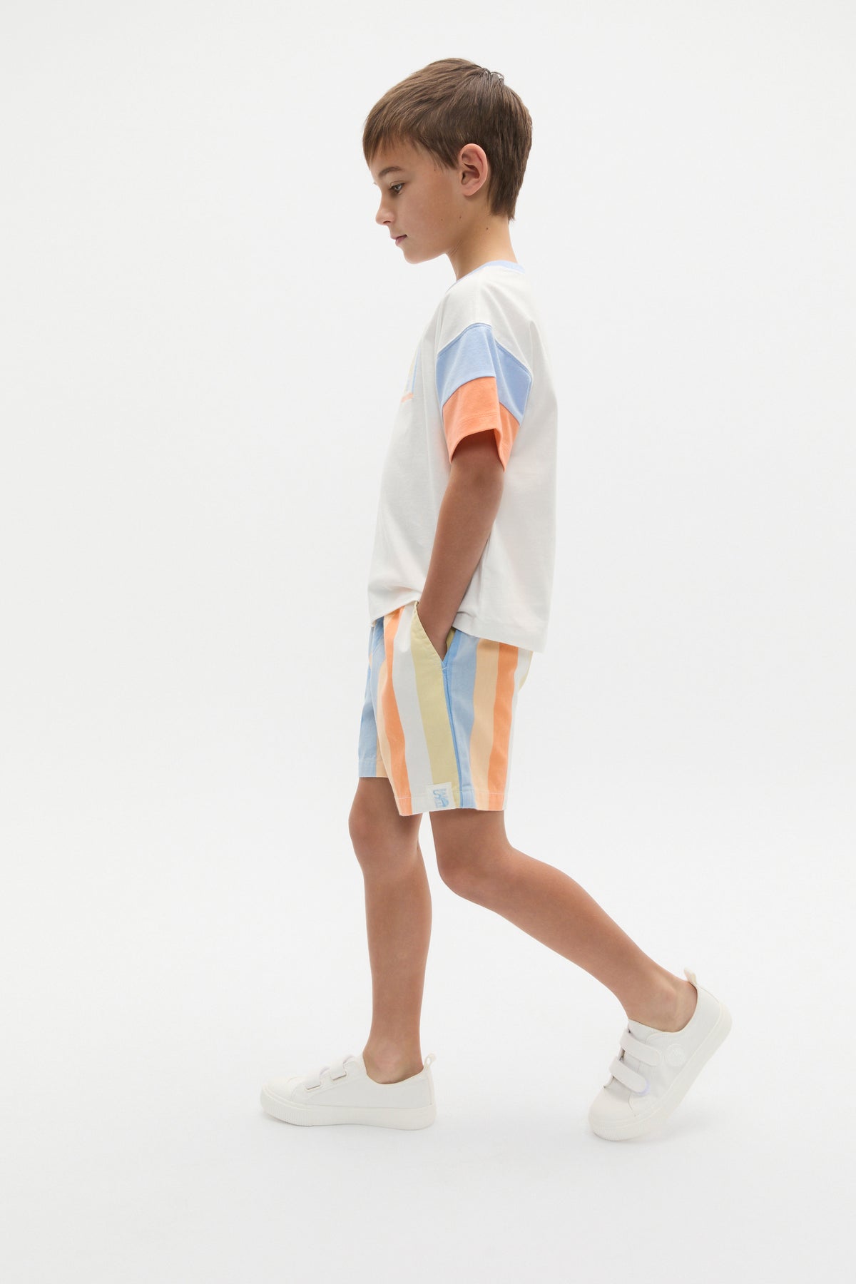 Panelled Logo Tee