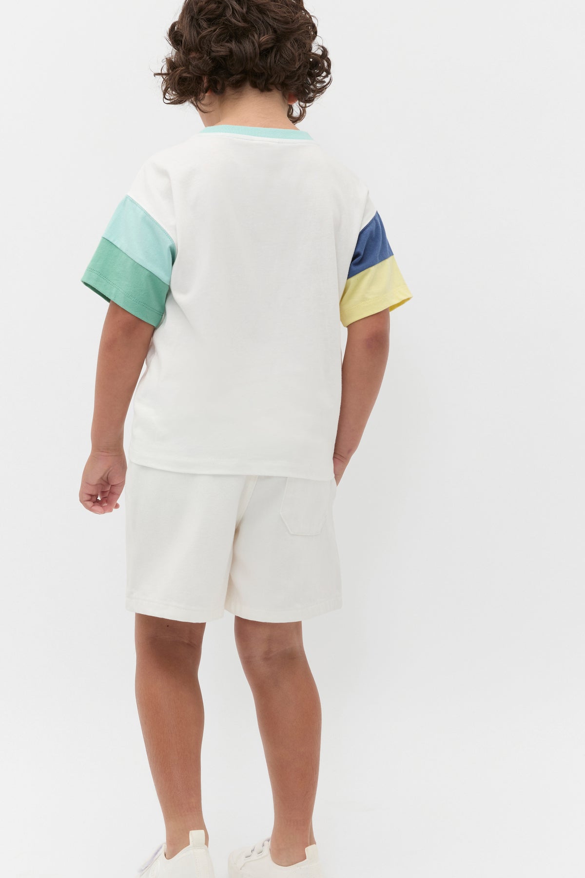 Panelled Logo Tee