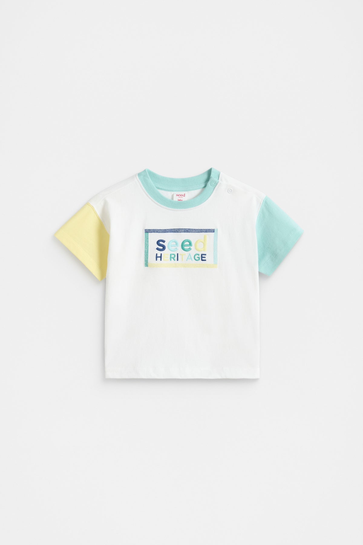 Colourblock Logo Tee