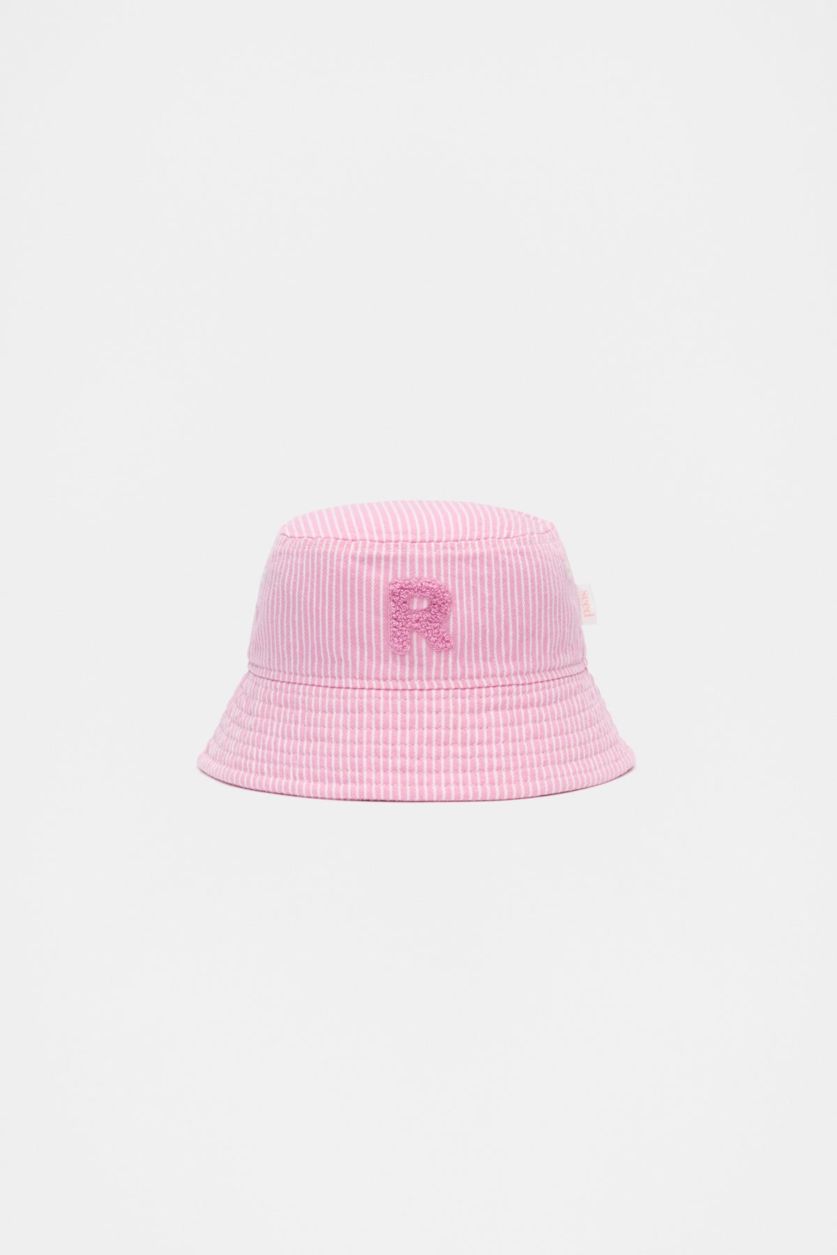 Pink Mini Initial Bucket Hat