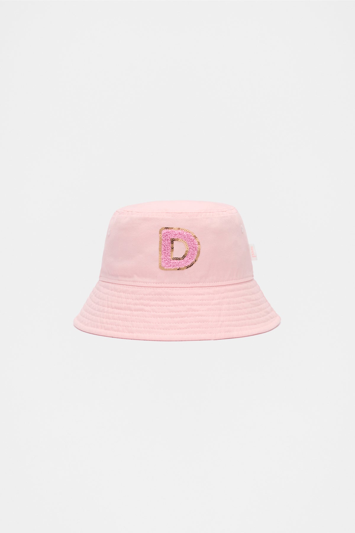 Pink Initial Bucket Hat