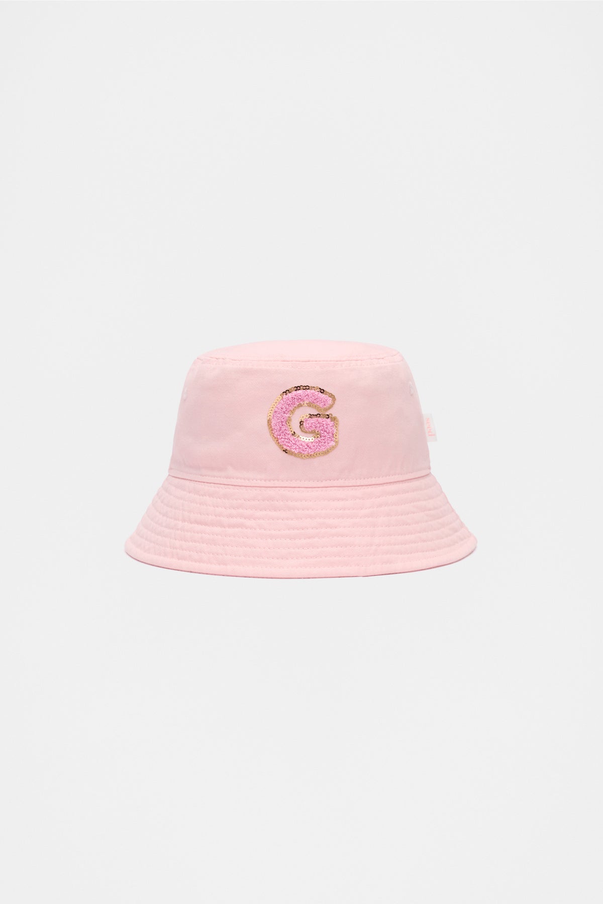 Pink Initial Bucket Hat