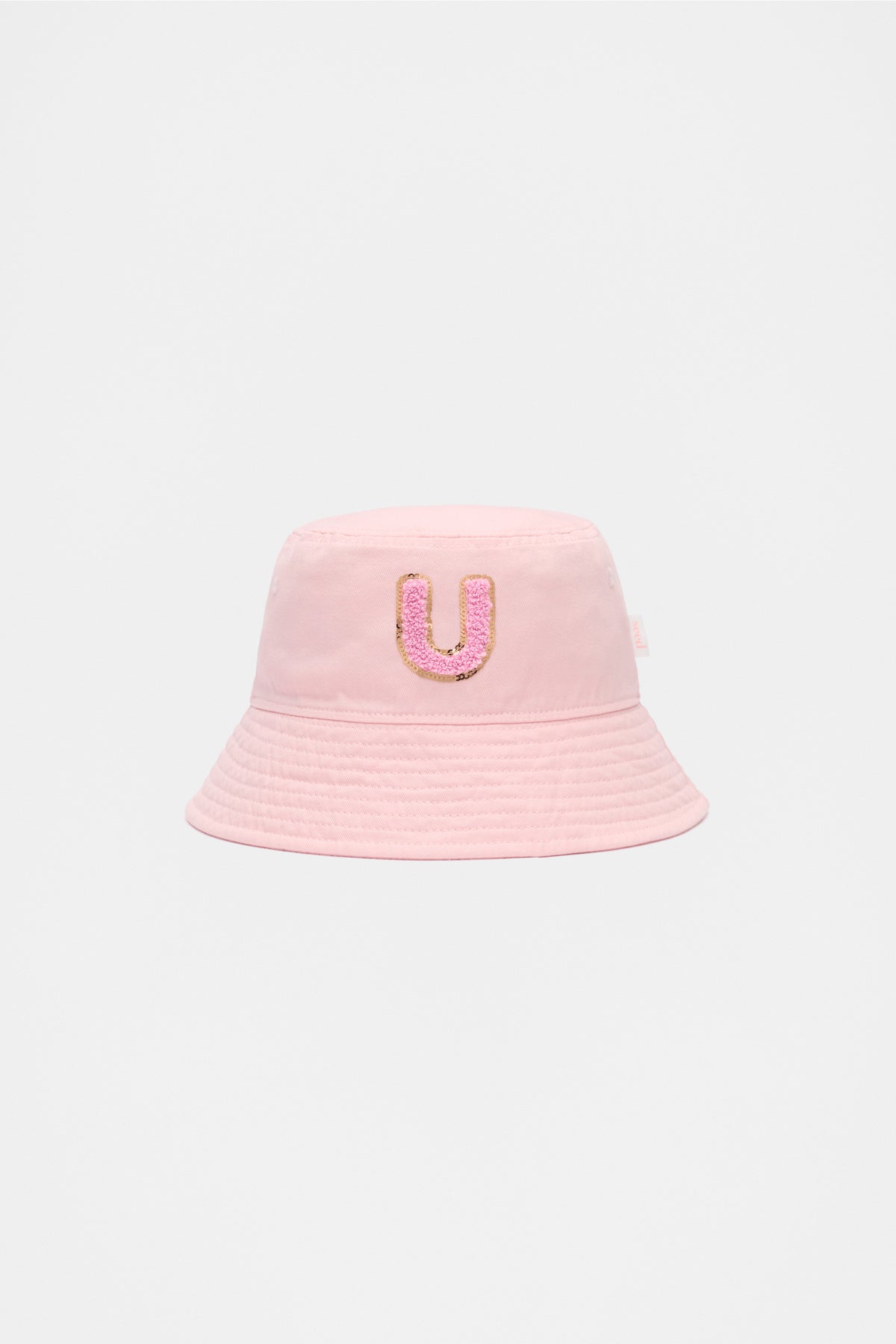 Pink Initial Bucket Hat