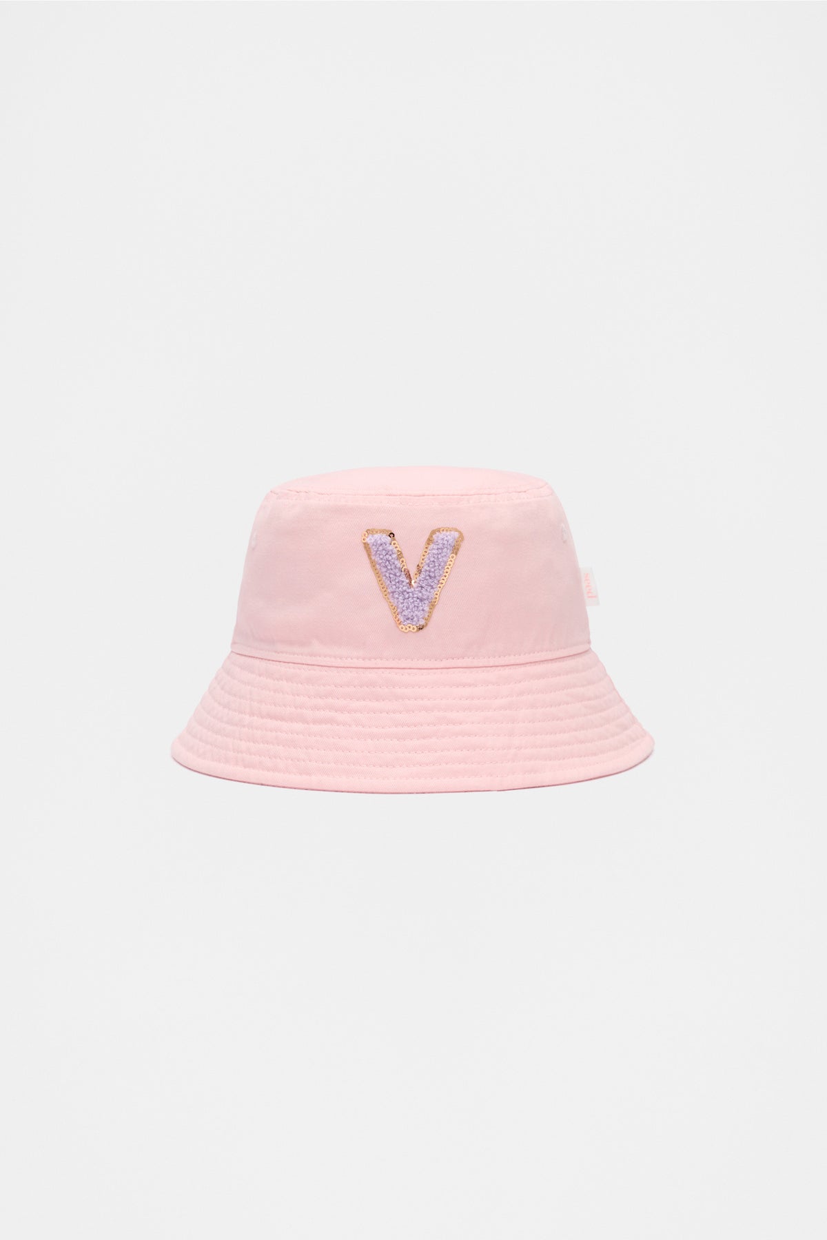 Pink Initial Bucket Hat