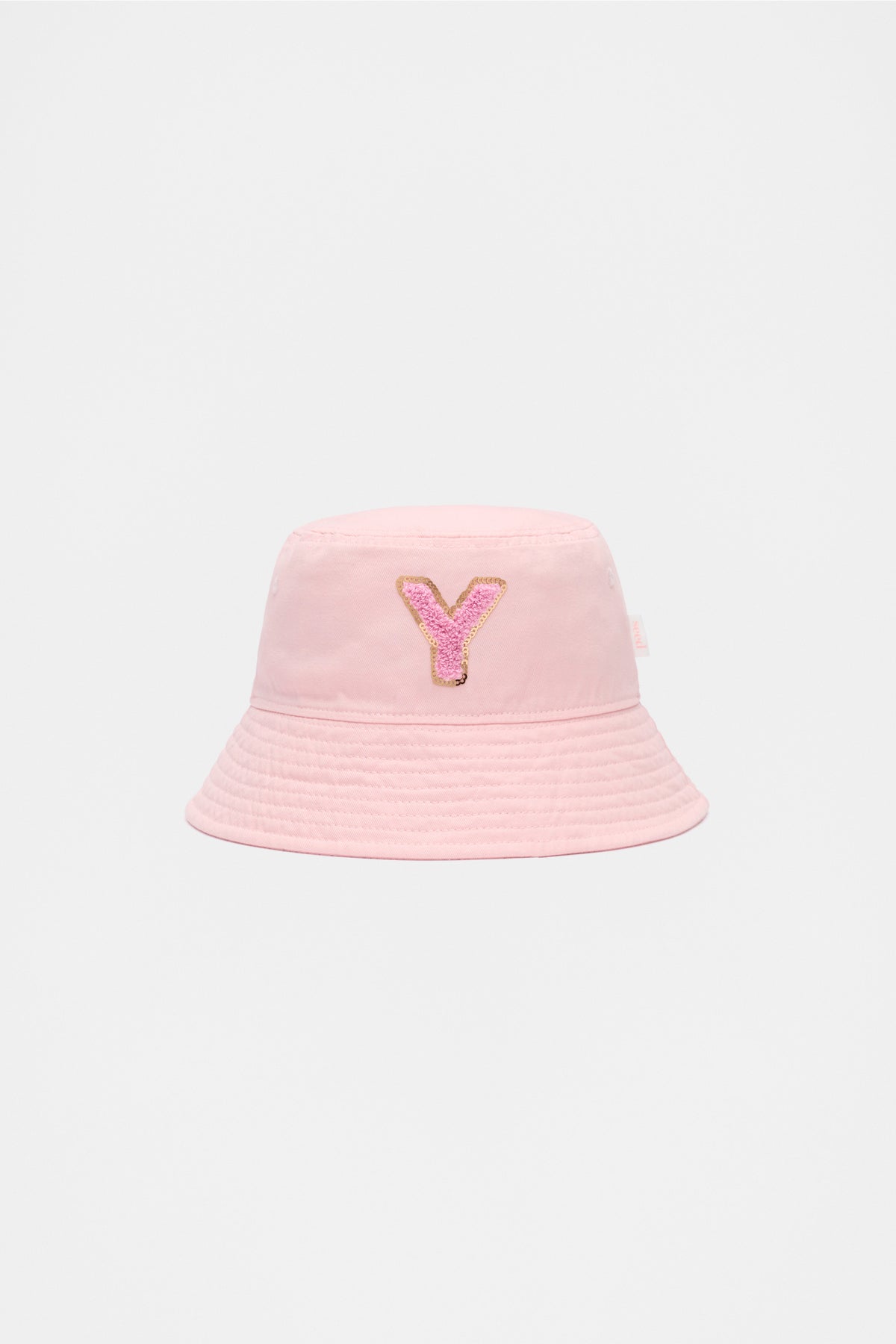 Pink Initial Bucket Hat