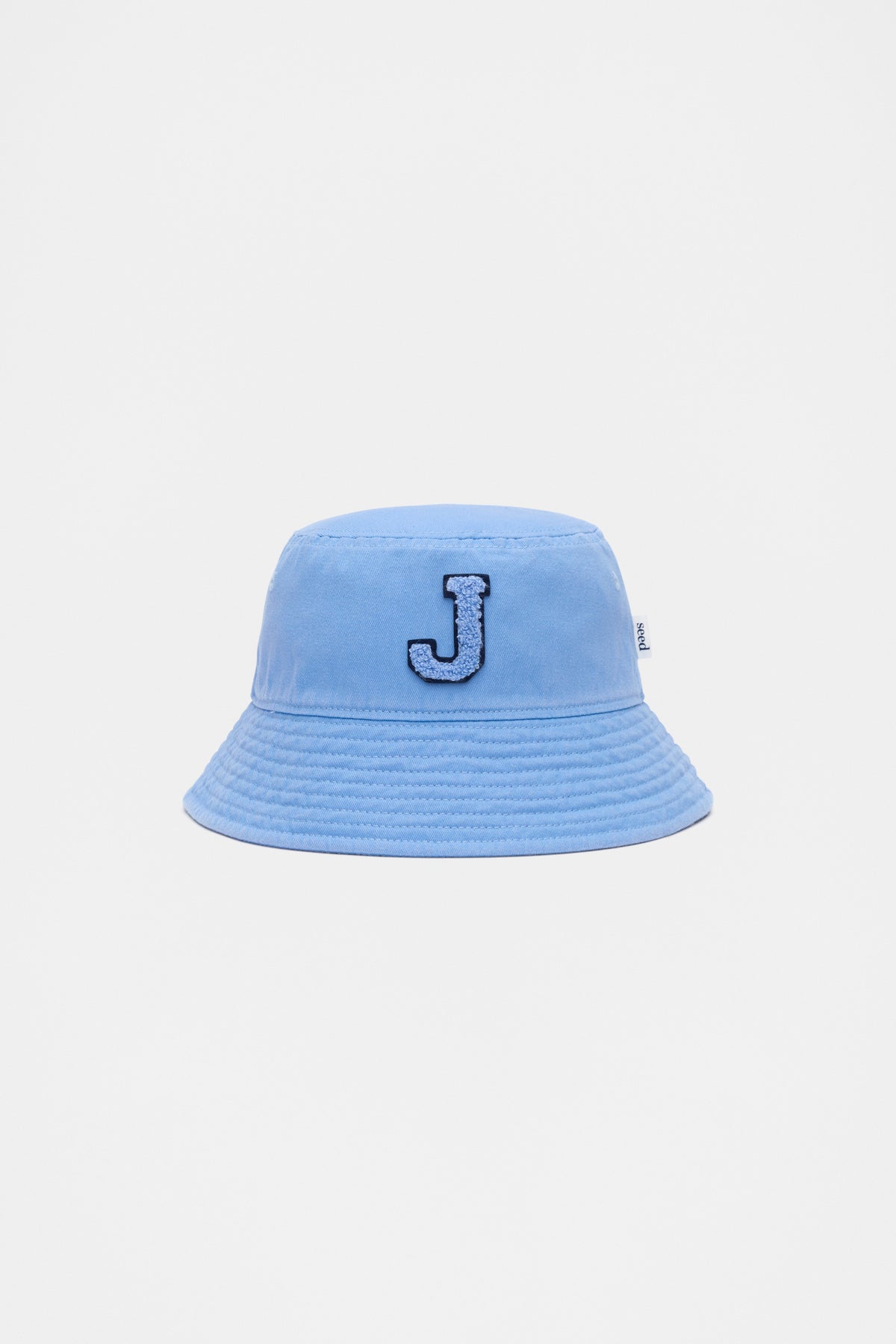 Blue Initial Bucket Hat