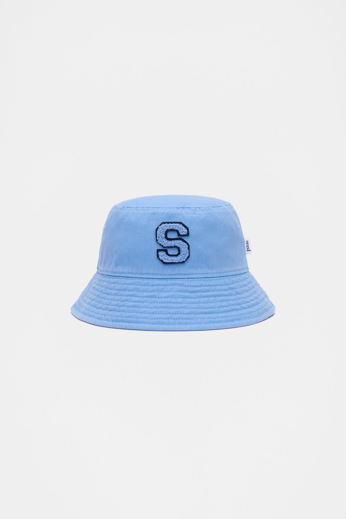 Blue Initial Bucket Hat