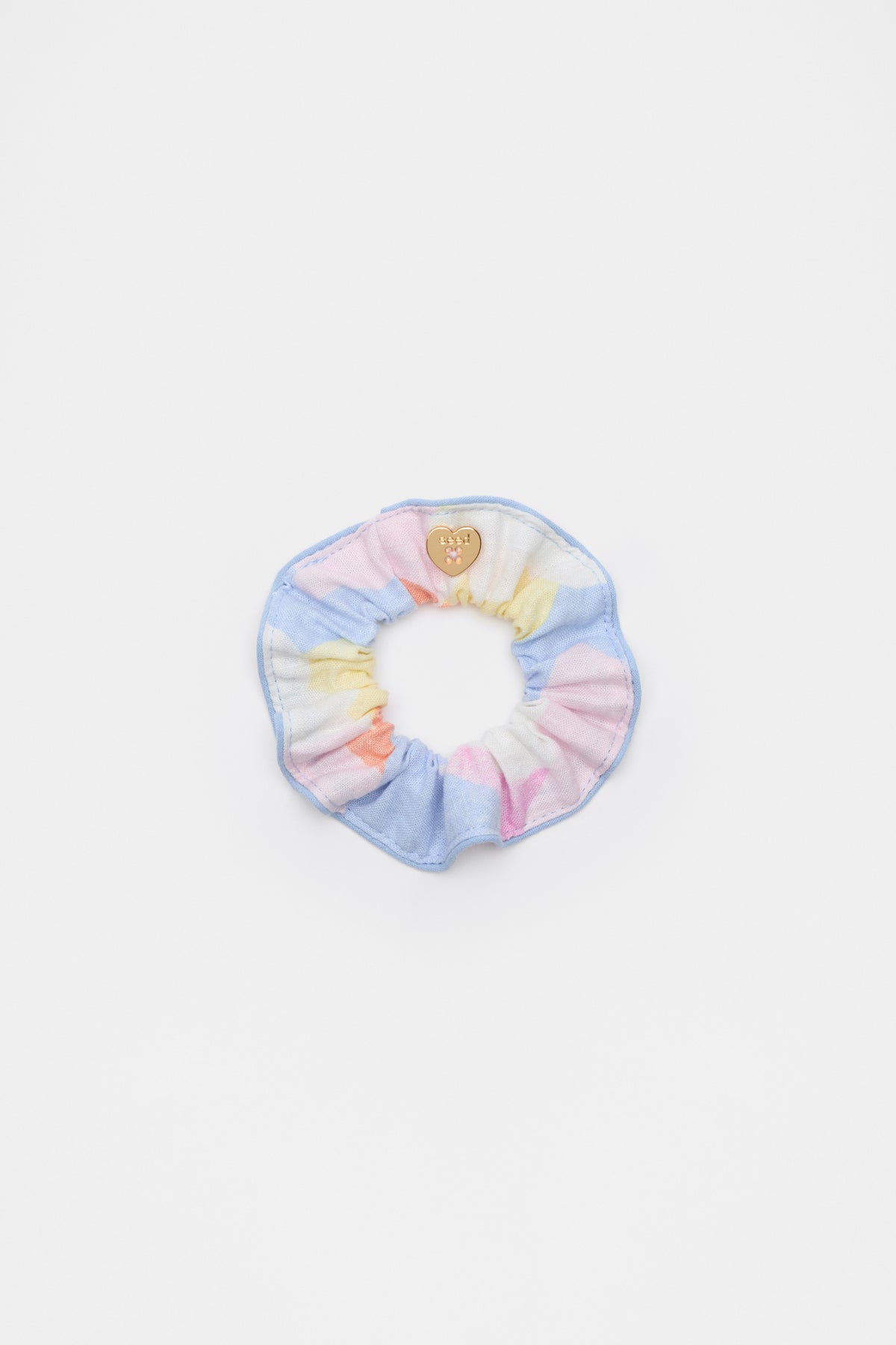 Contrast Trim Scrunchie