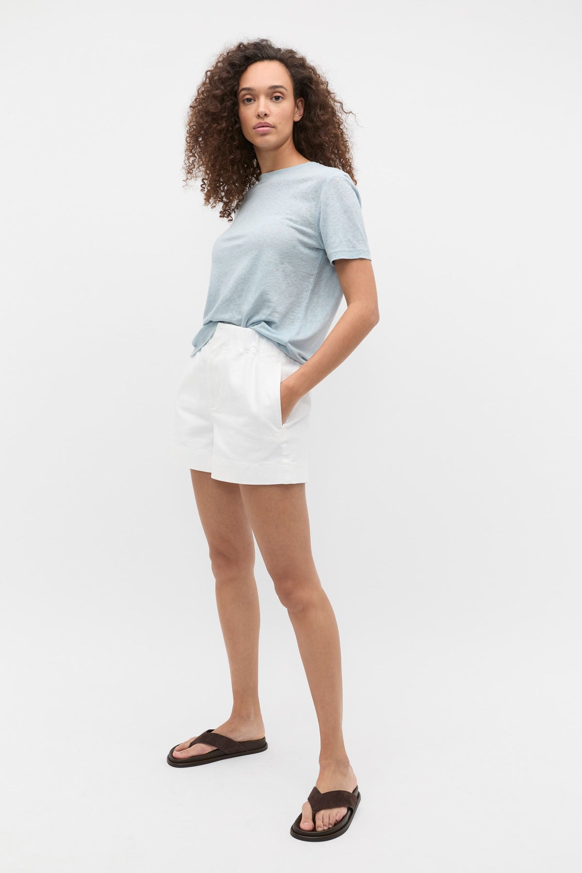 Linen Neat Tee
