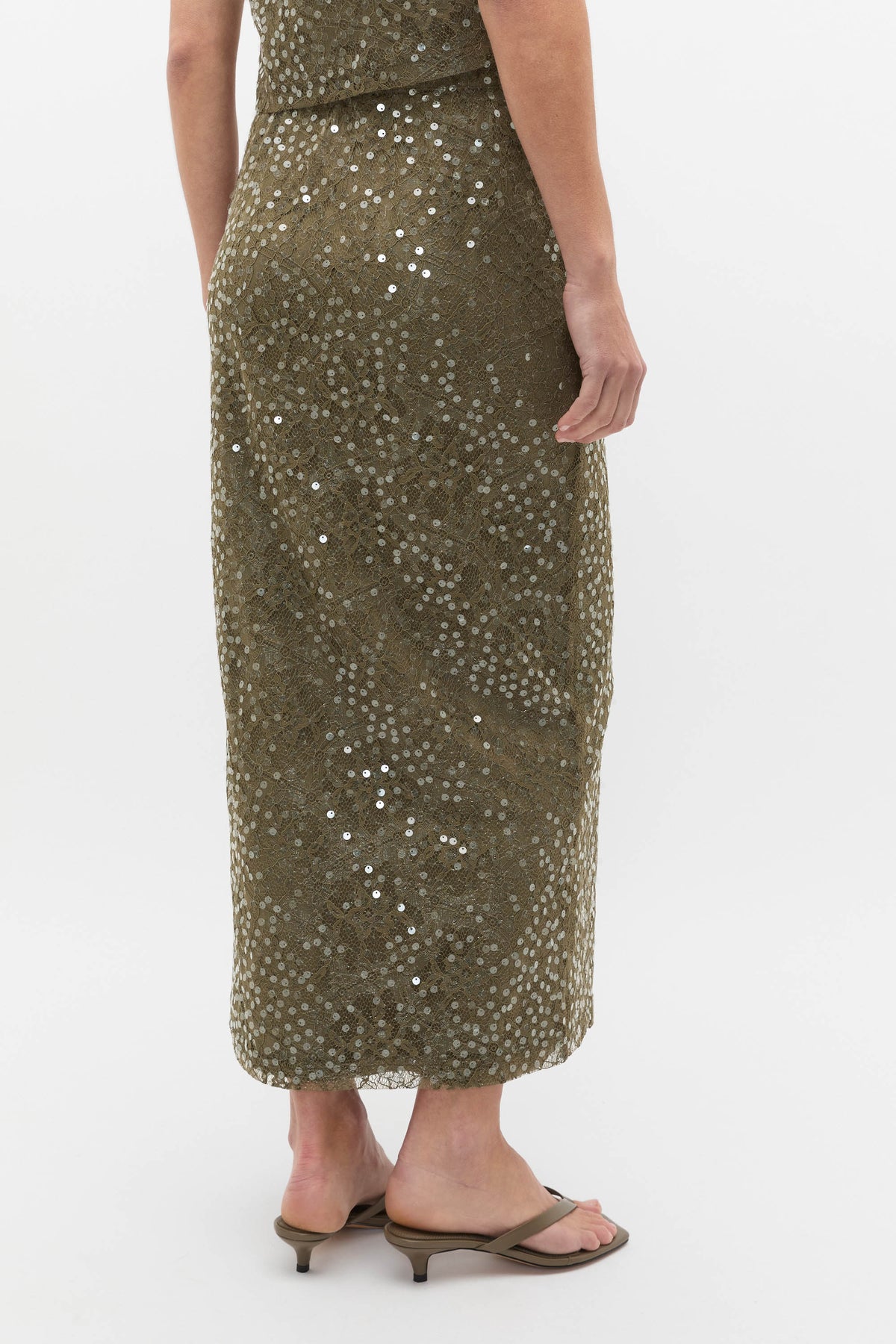 Sequin Lace Skirt