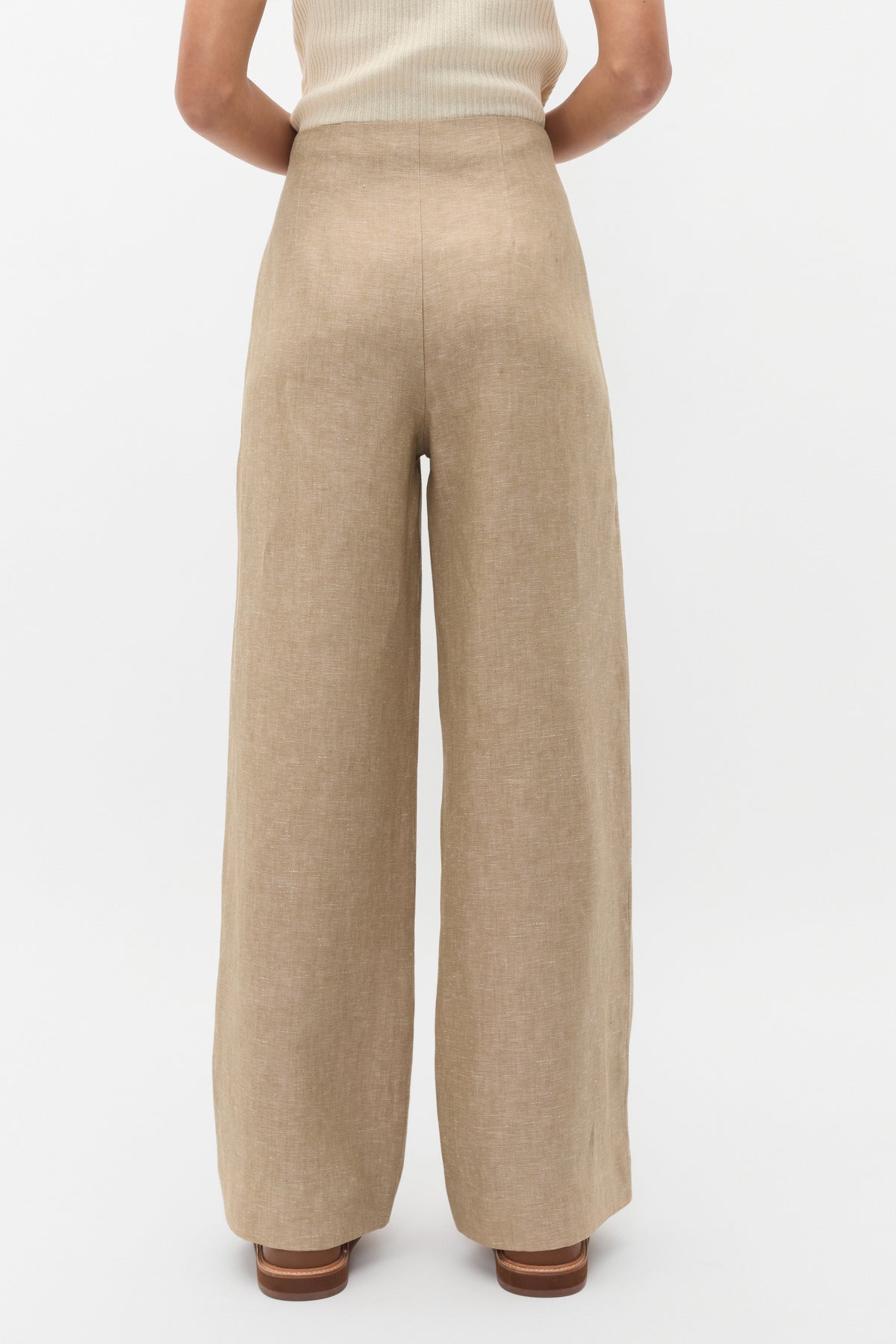 Linen Crossdye Palazzo Pant
