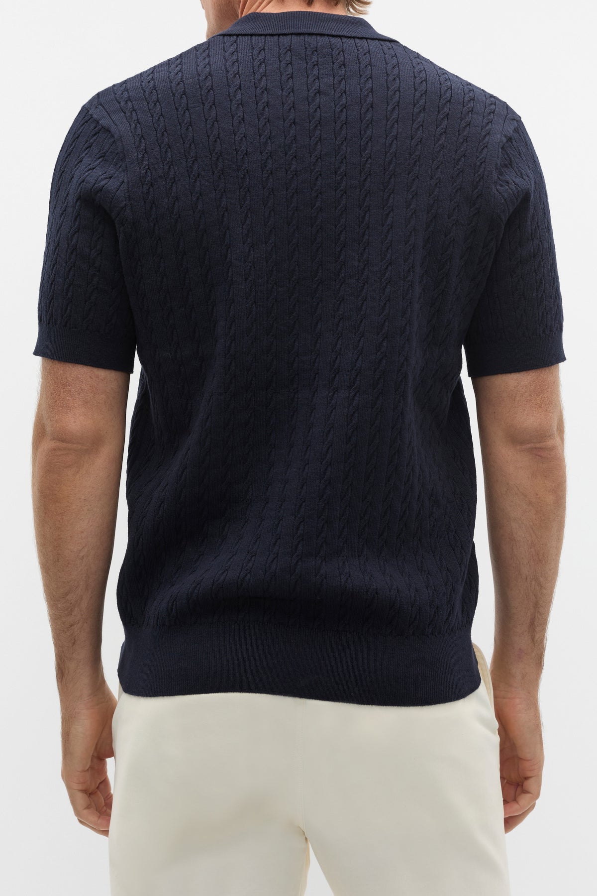 Heritage Cable Knit Trophy Polo