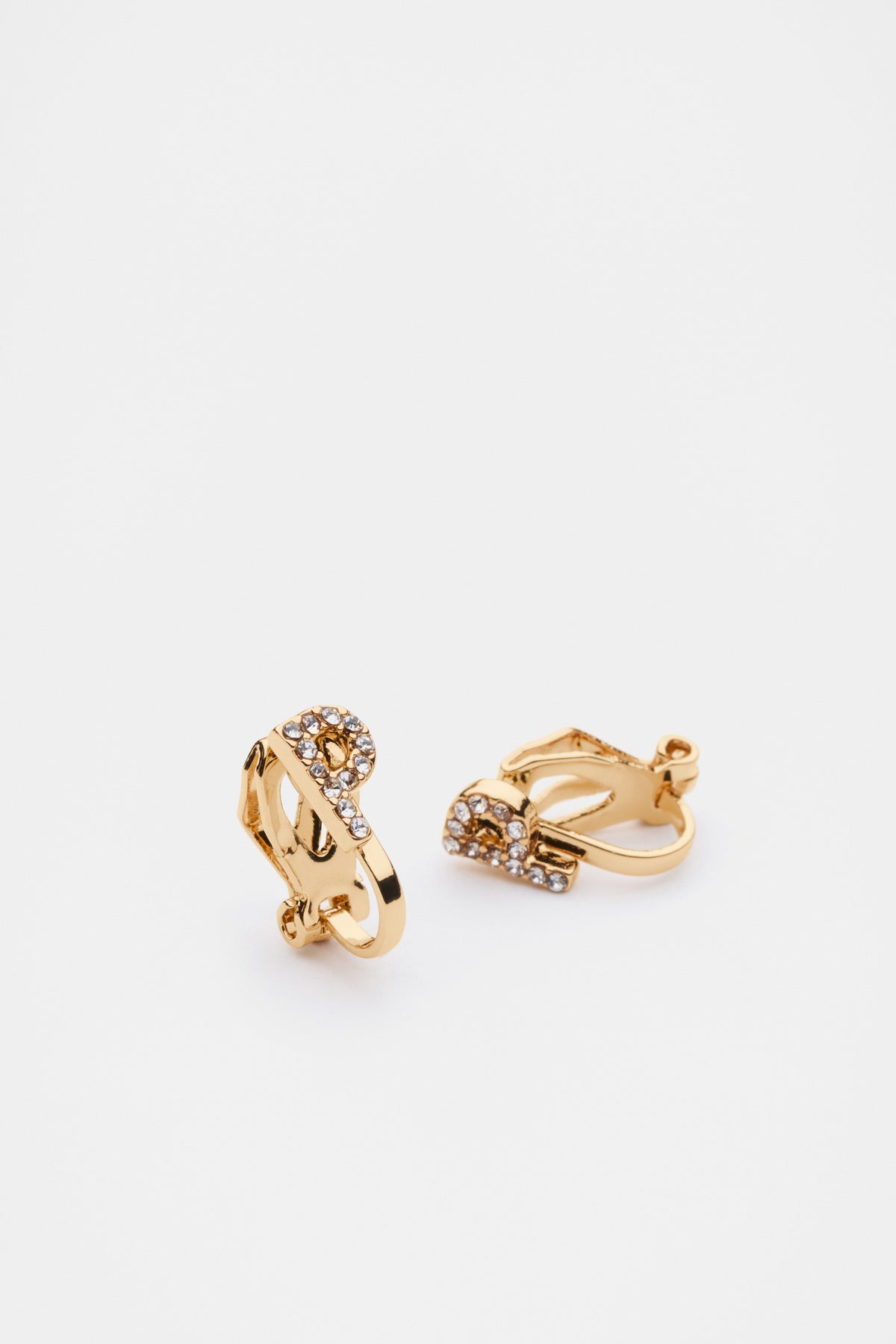 Initial Clip On Earings