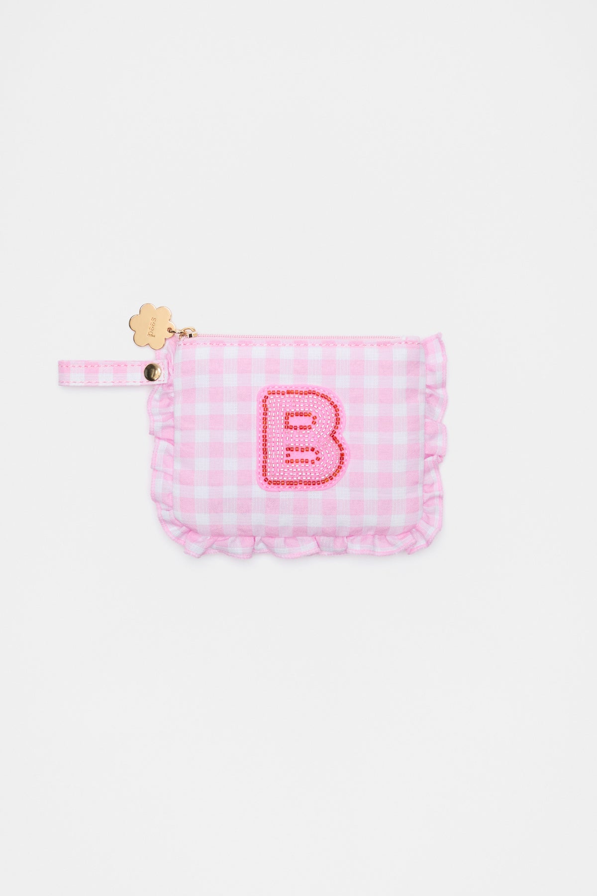 Beaded Initial Purse