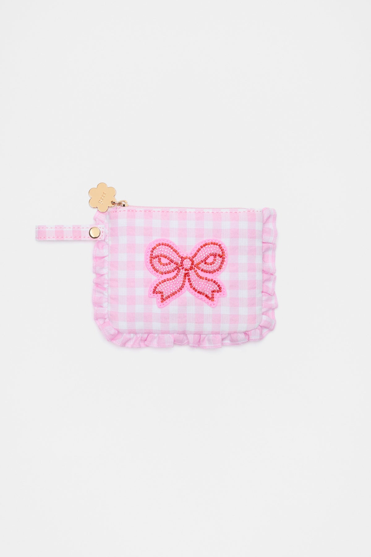 Beaded Initial Purse