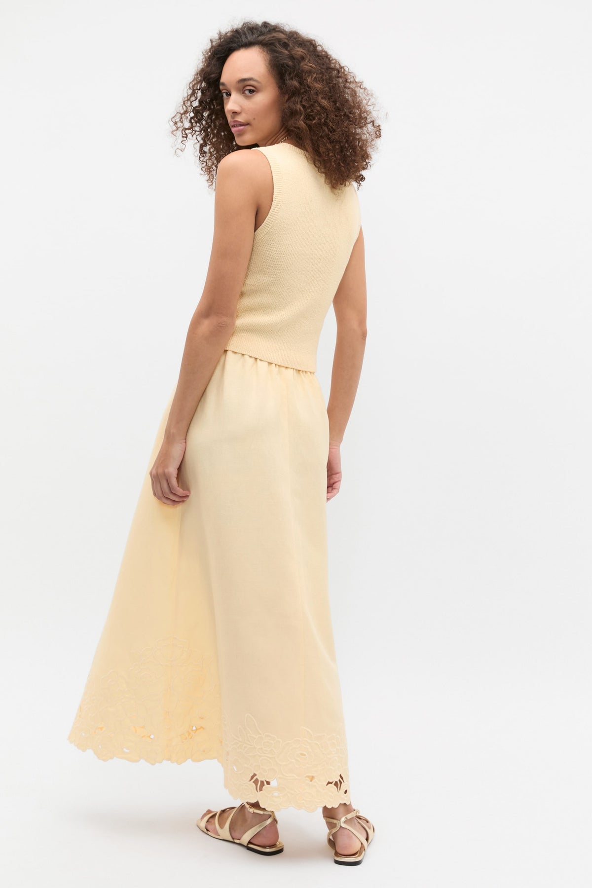 Textured Cotton Knit Top