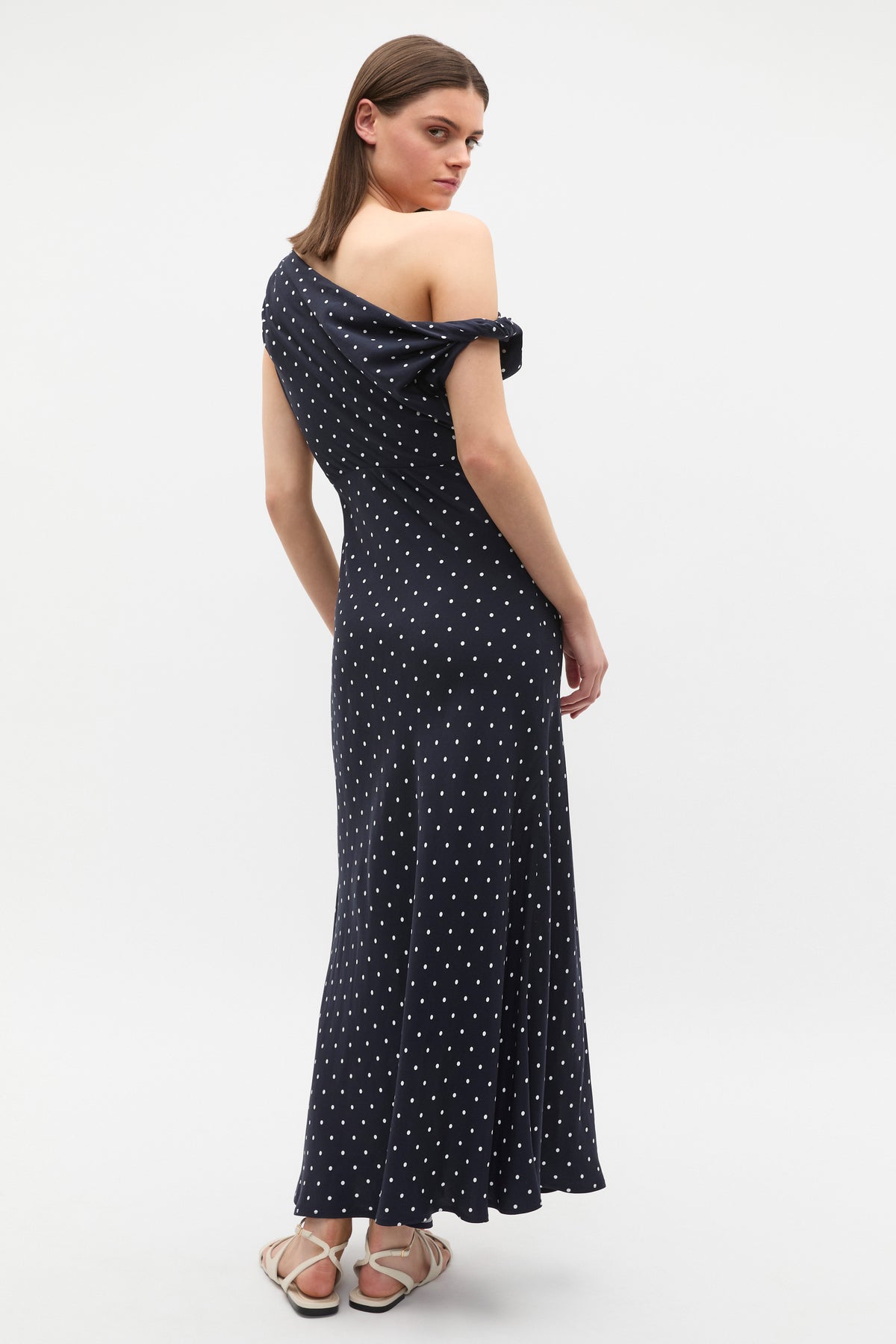 Spot Midi Dress