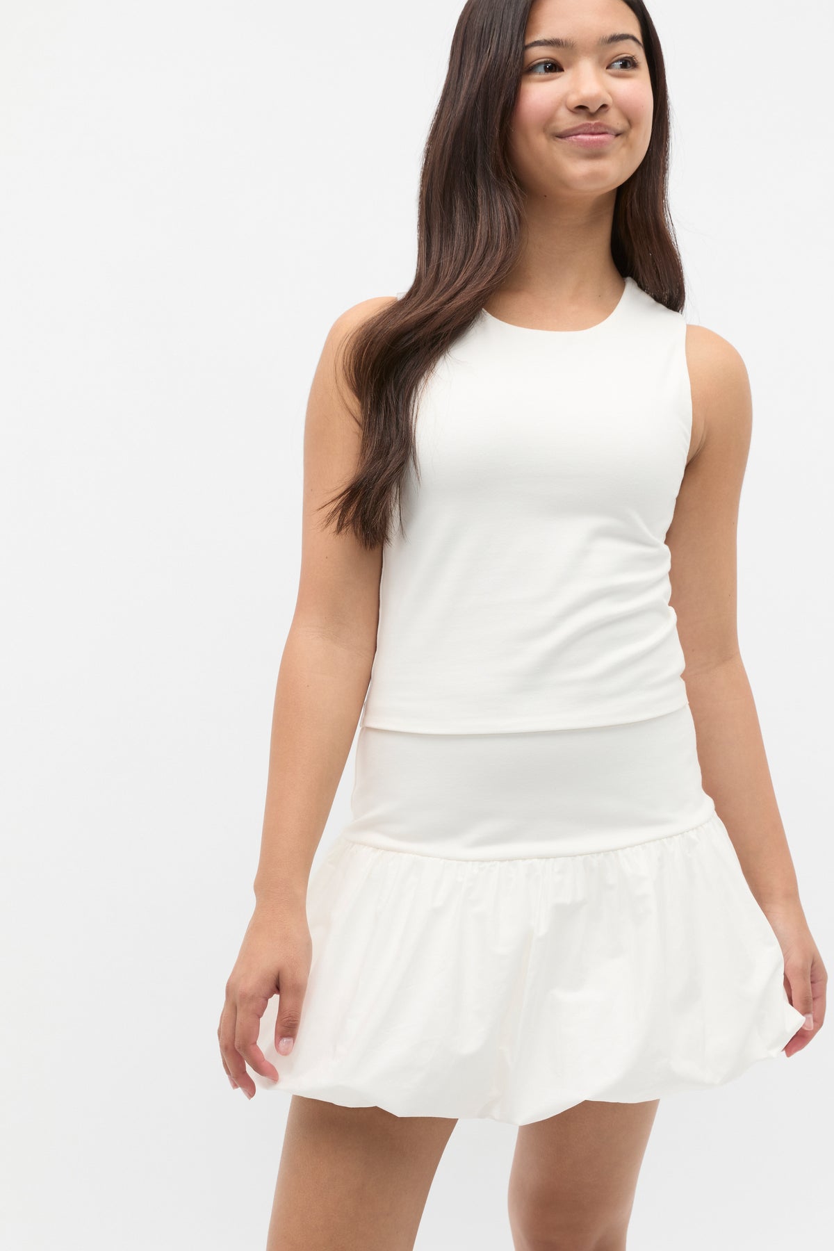 Spliced Bubble Skirt
