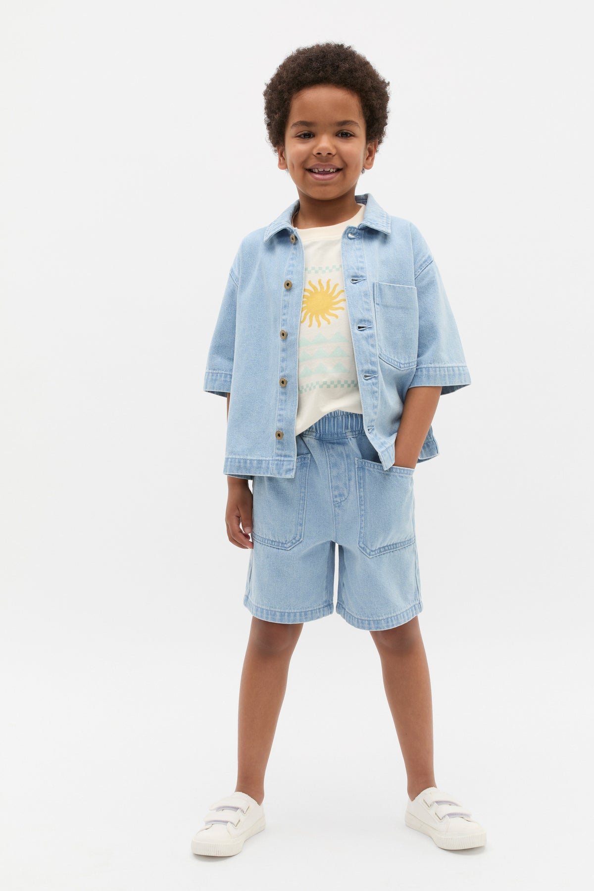 Pull on Denim Short