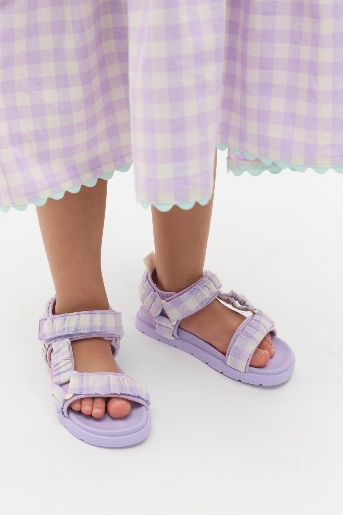 Gingham Trek Sandal