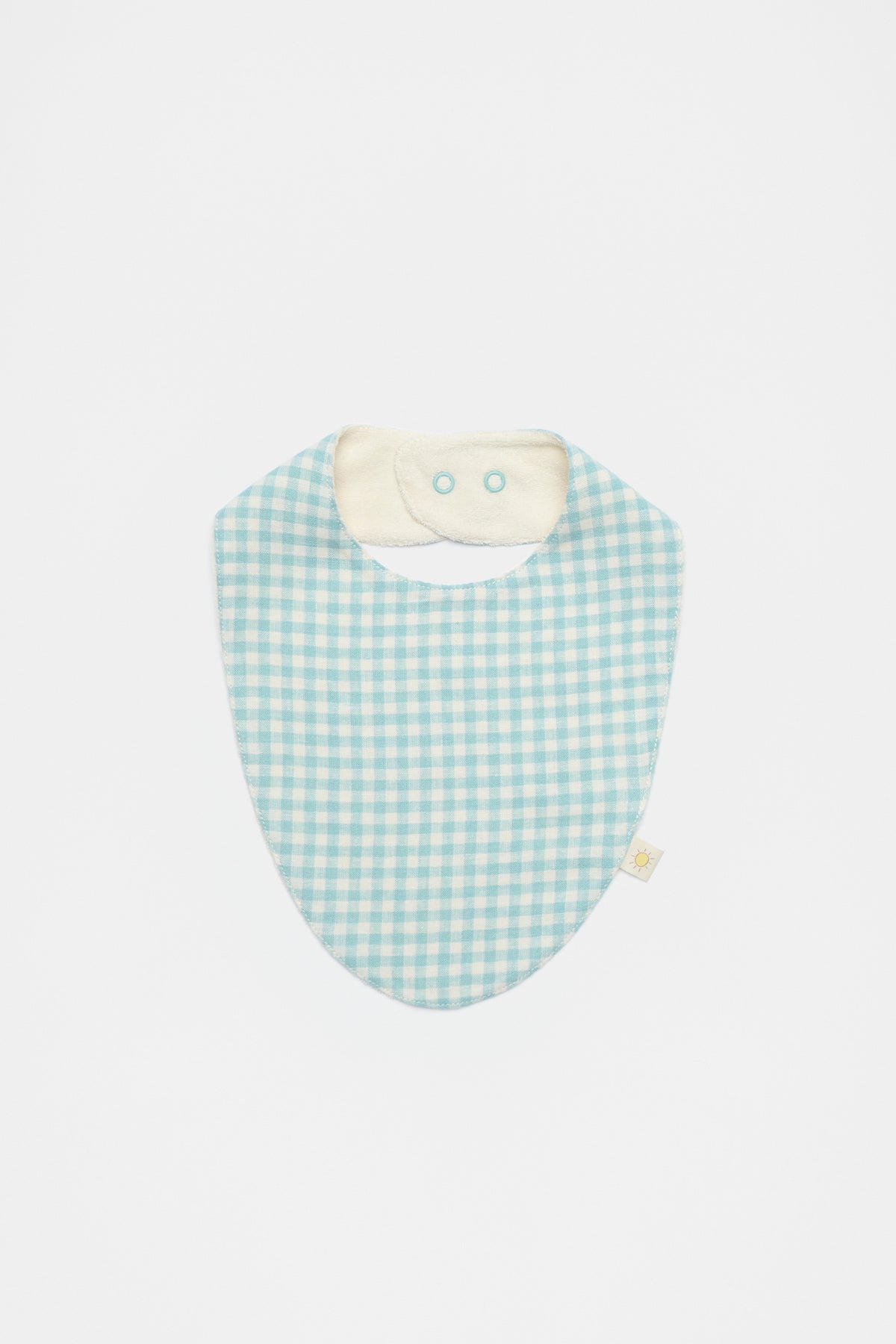Gingham Dribble Bib
