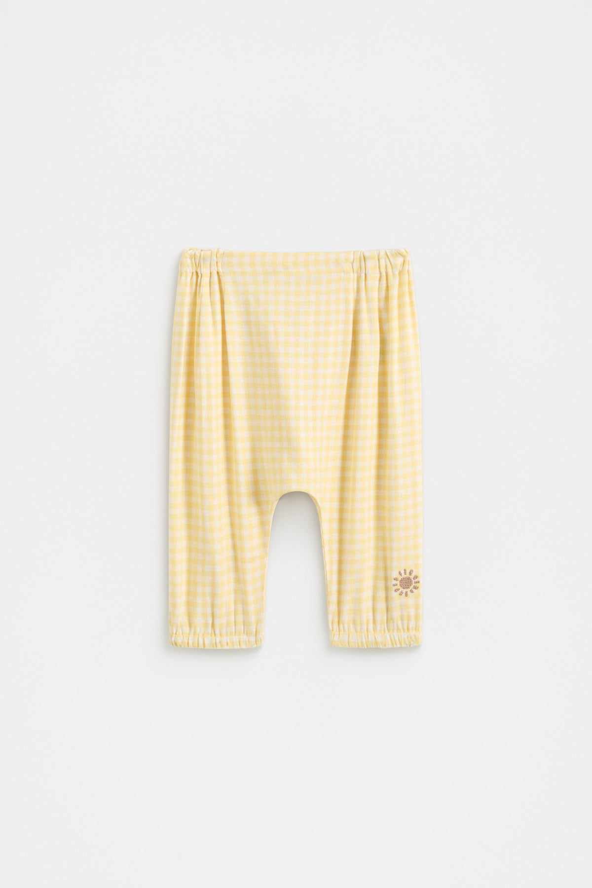 Gingham Pull On Pant