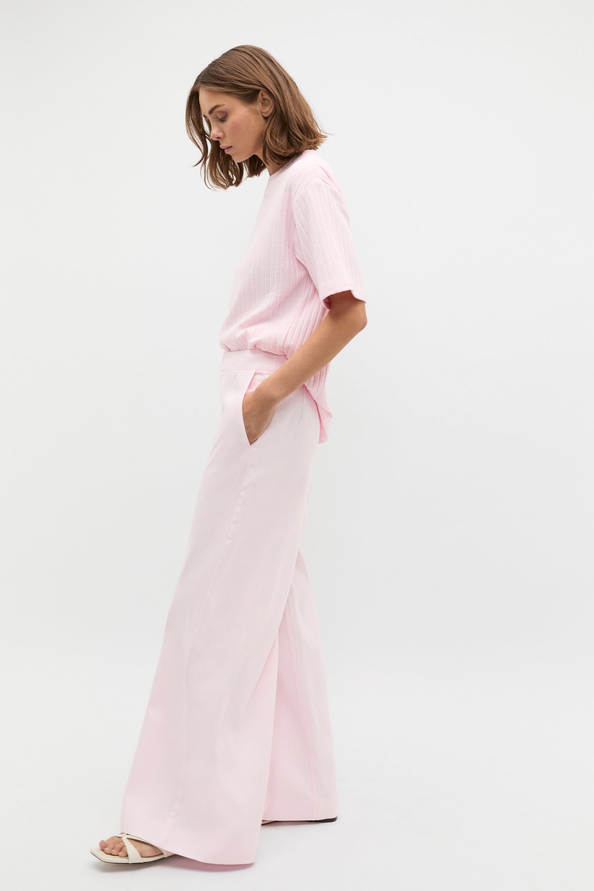 Textured Longline Boxy Tee