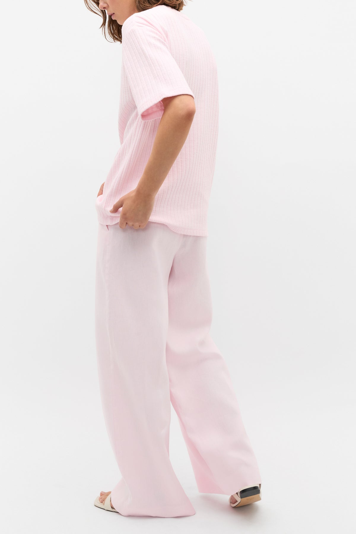 Textured Longline Boxy Tee