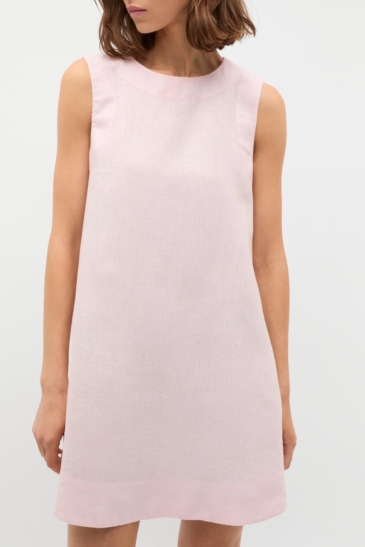 Linen A Line Mini Dress