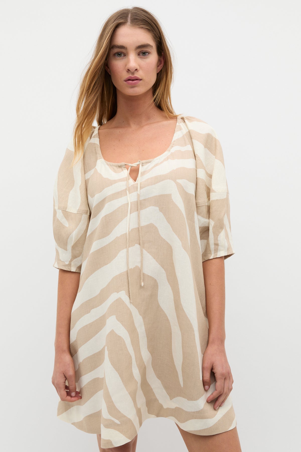 Abstract Animal Mini Dress