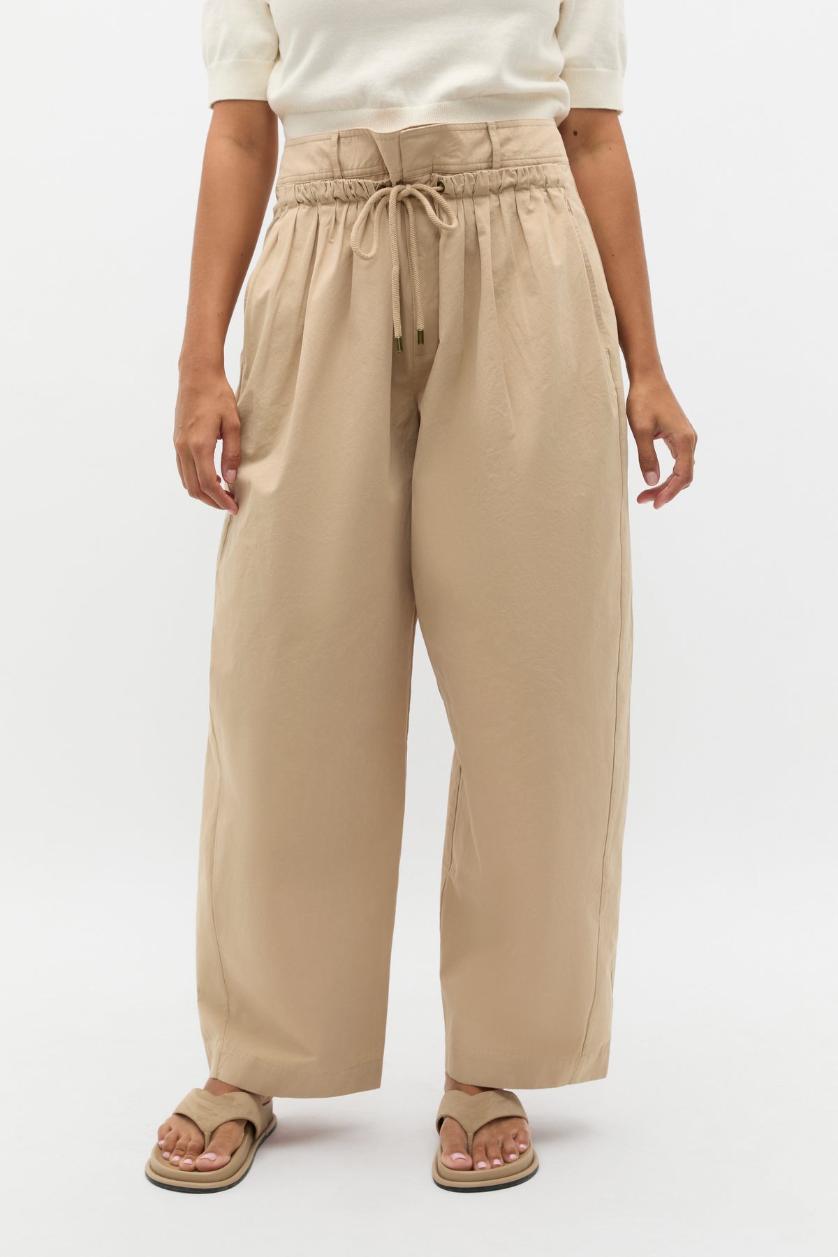 Double Waist Cotton Pant