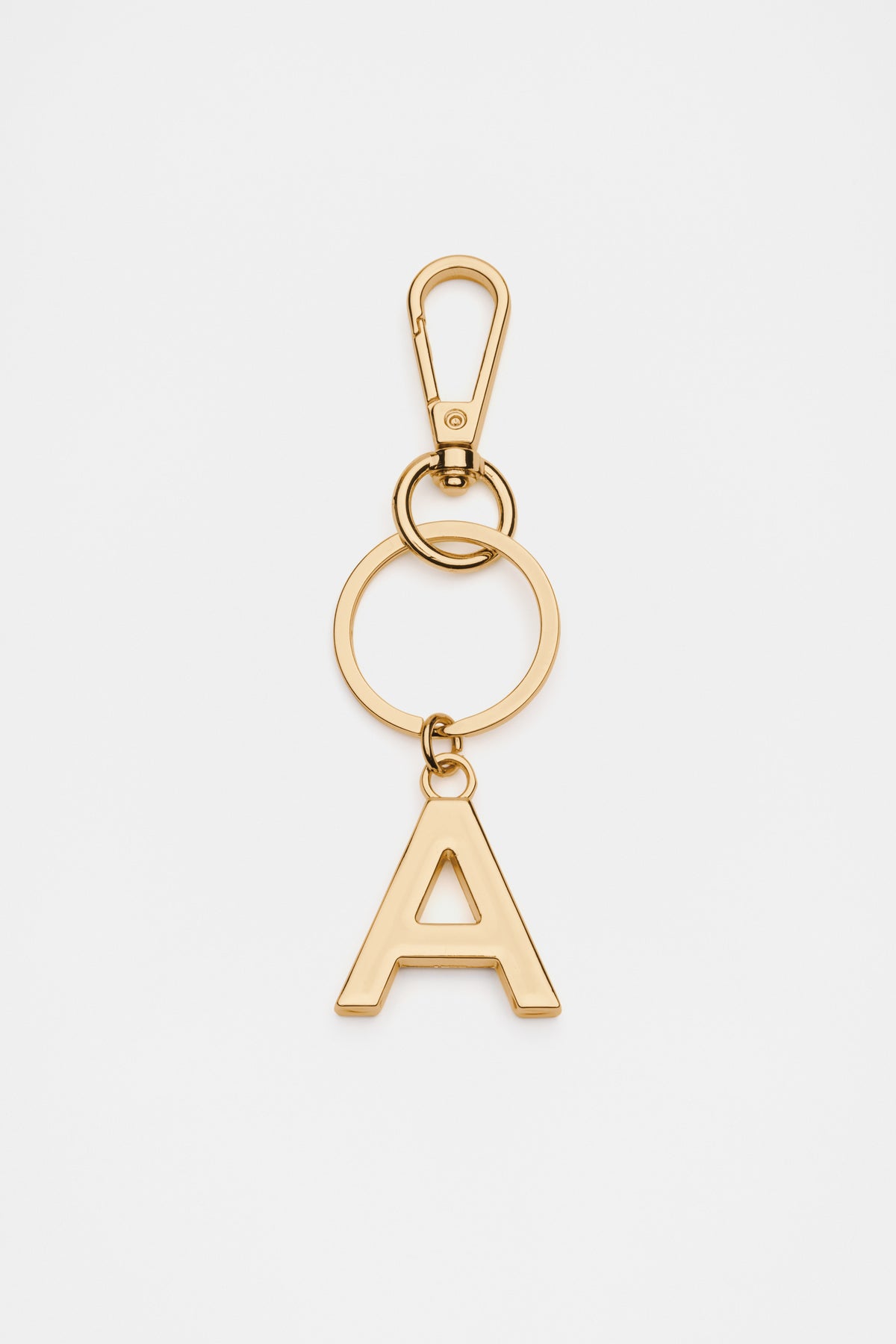 Gold Initials Keyring