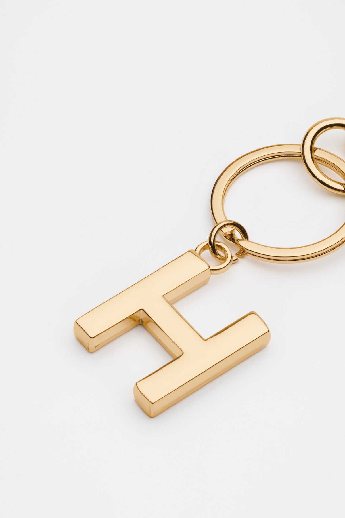 Gold Initials Keyring