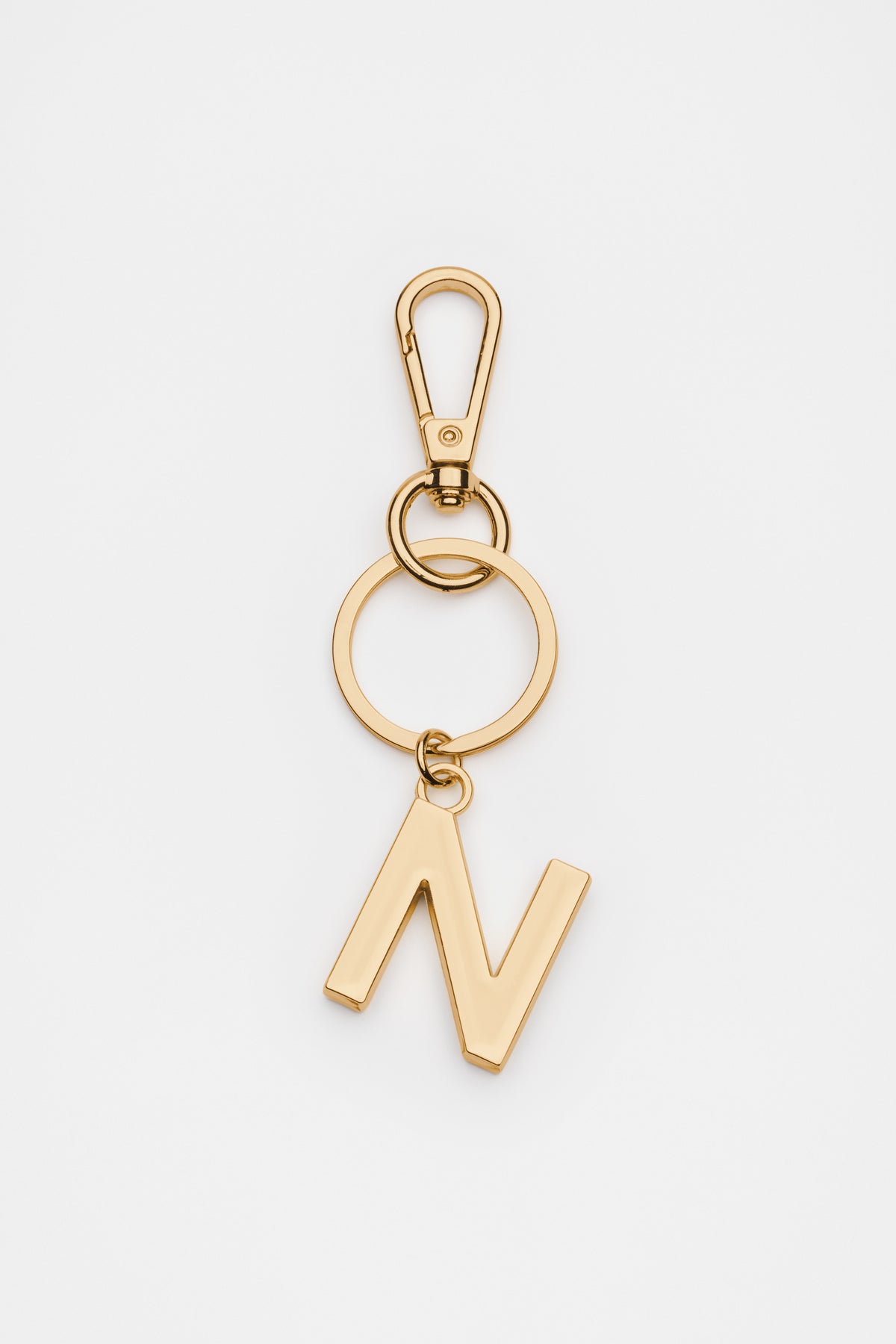 Gold Initials Keyring