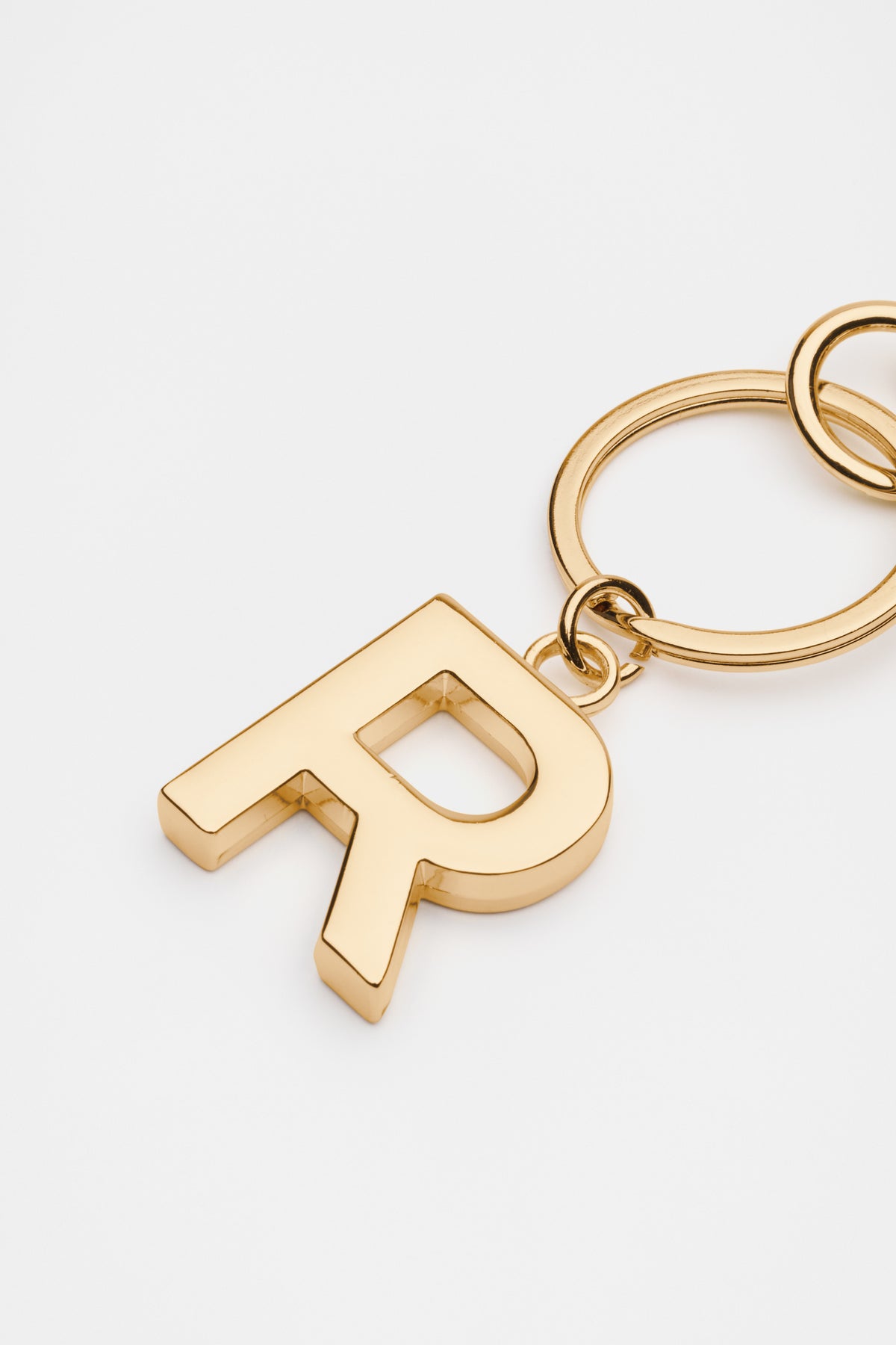 Gold Initials Keyring