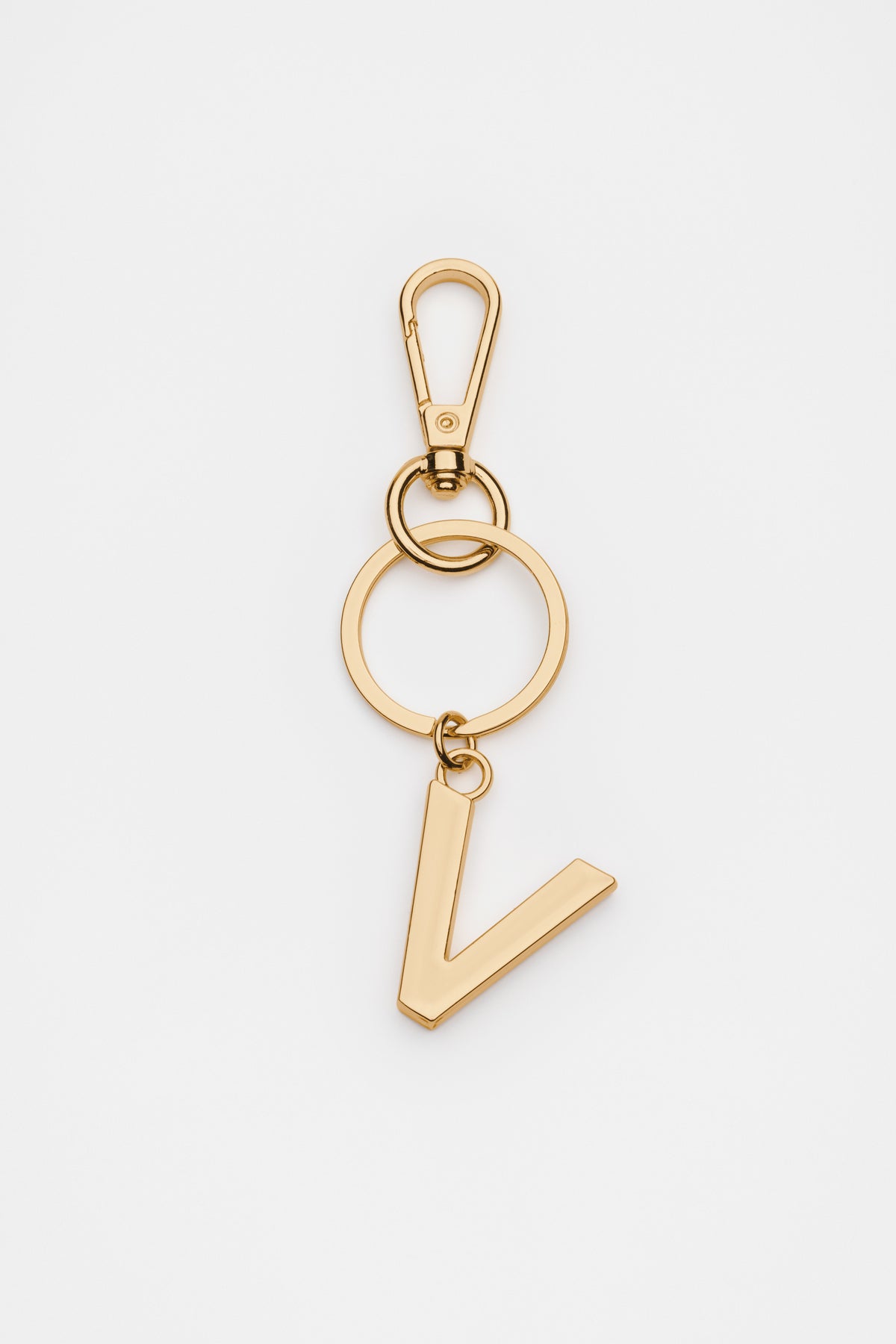 Gold Initials Keyring