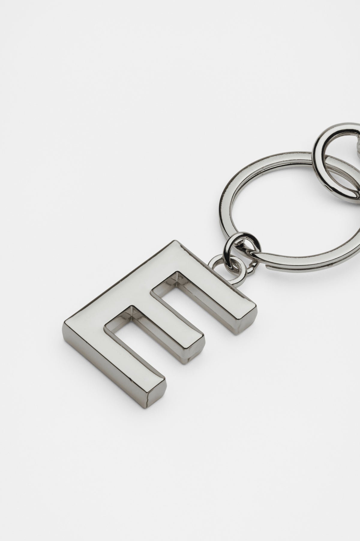 Silver Initials Keyring
