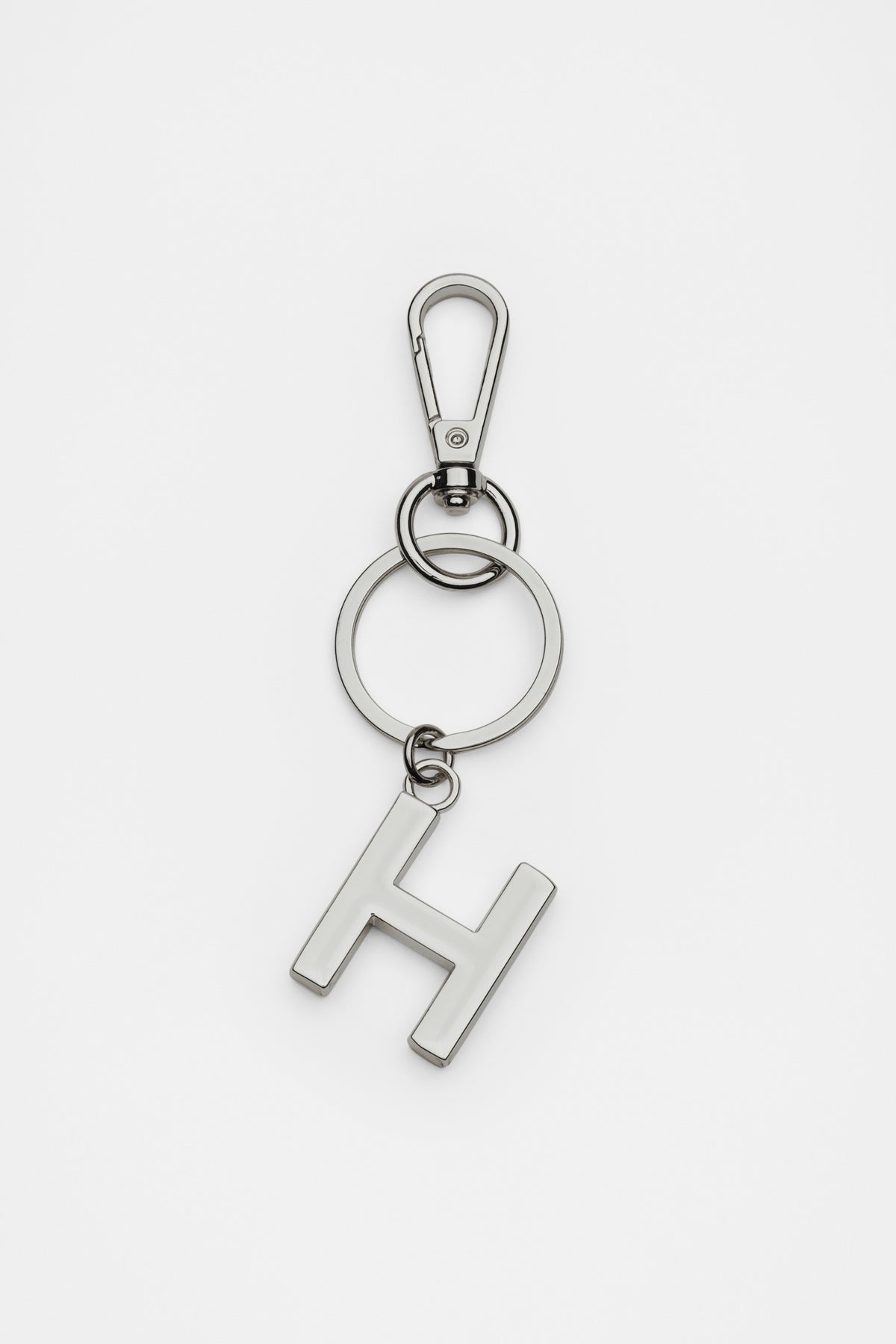 Silver Initials Keyring