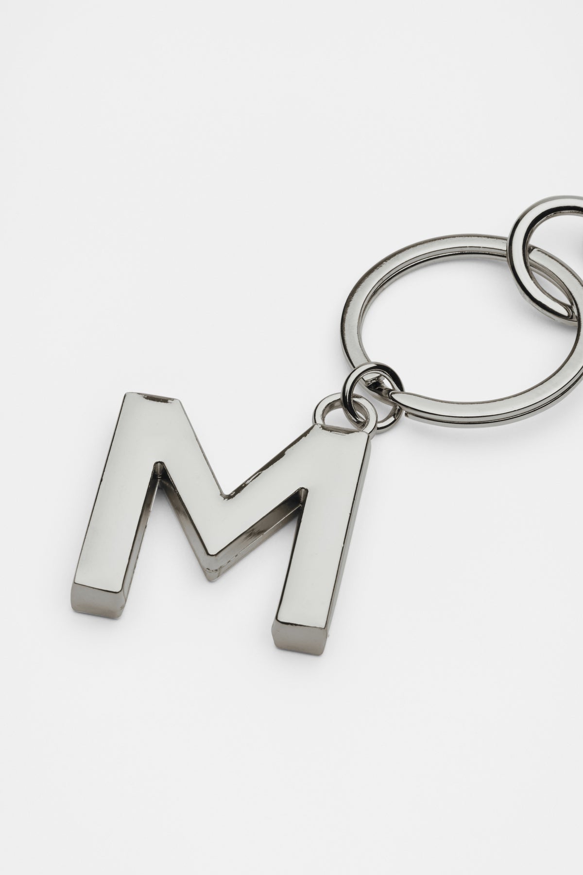 Silver Initials Keyring