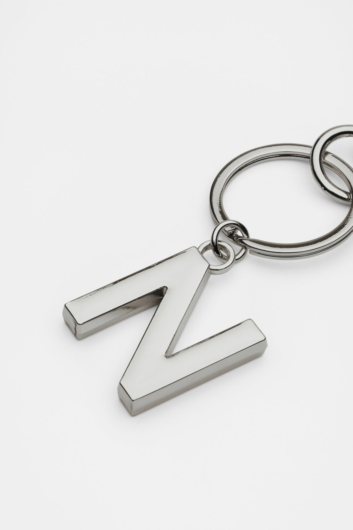 Silver Initials Keyring