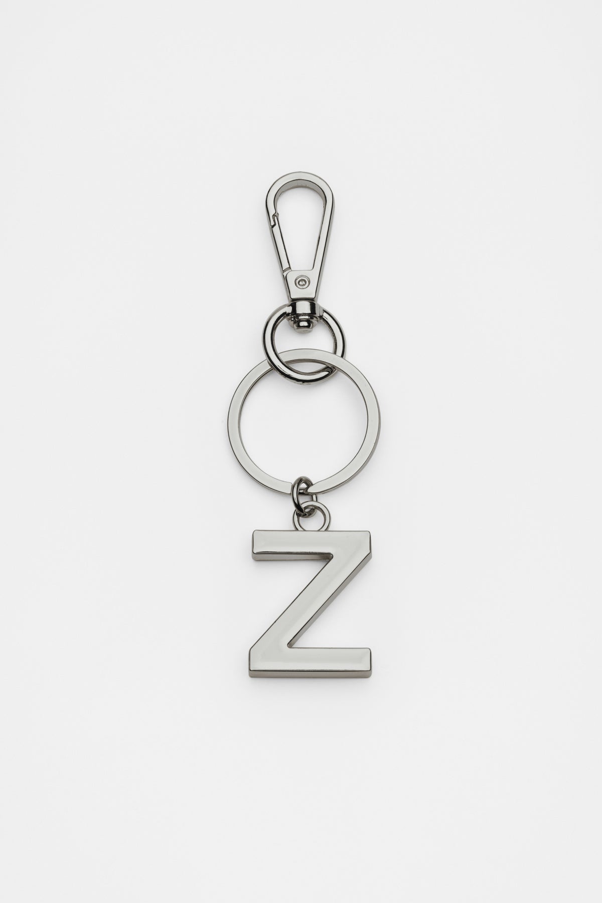 Silver Initials Keyring